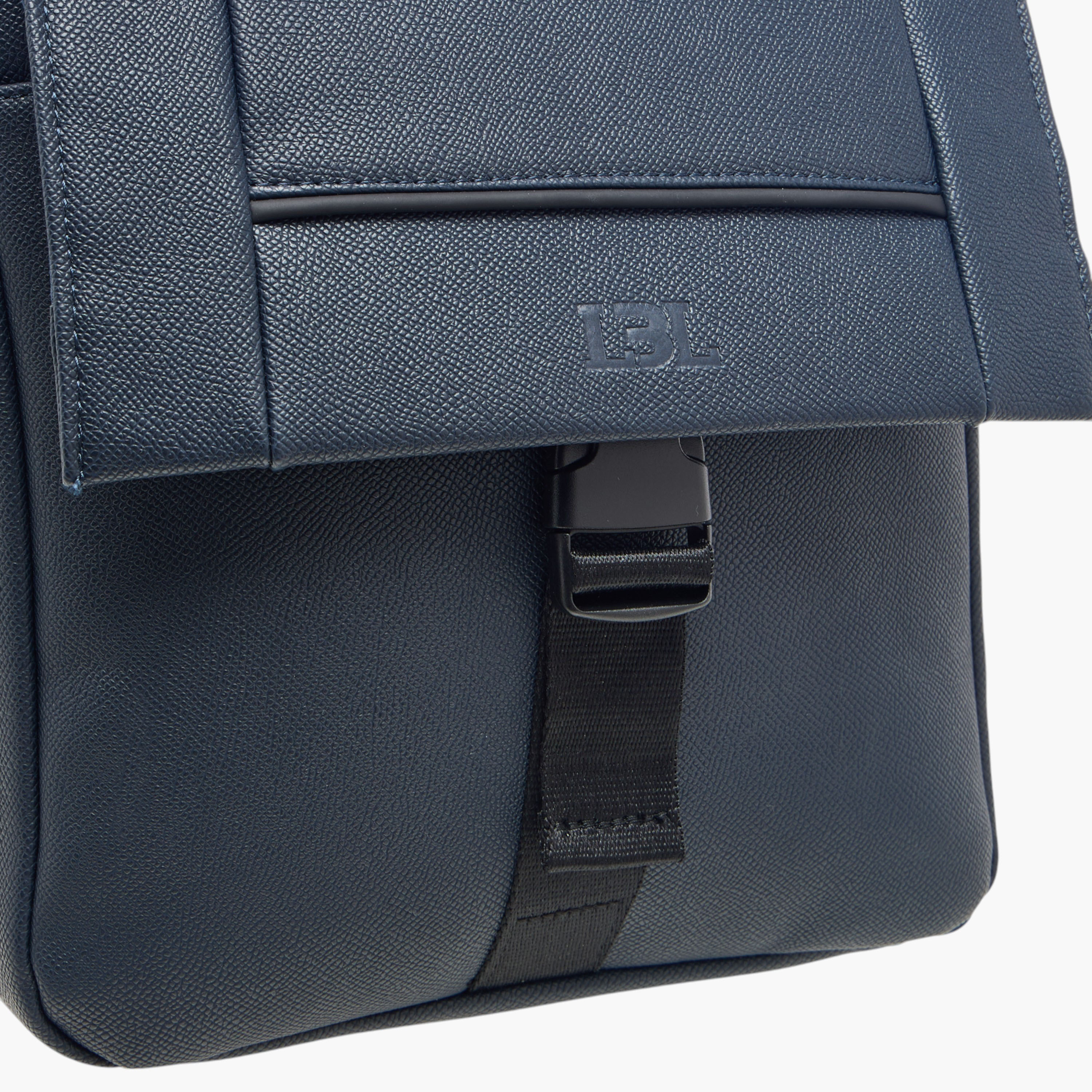 LBL by Shoexpress Textured Crossbody Bag with Adjustable Strap-men-bags-image-4