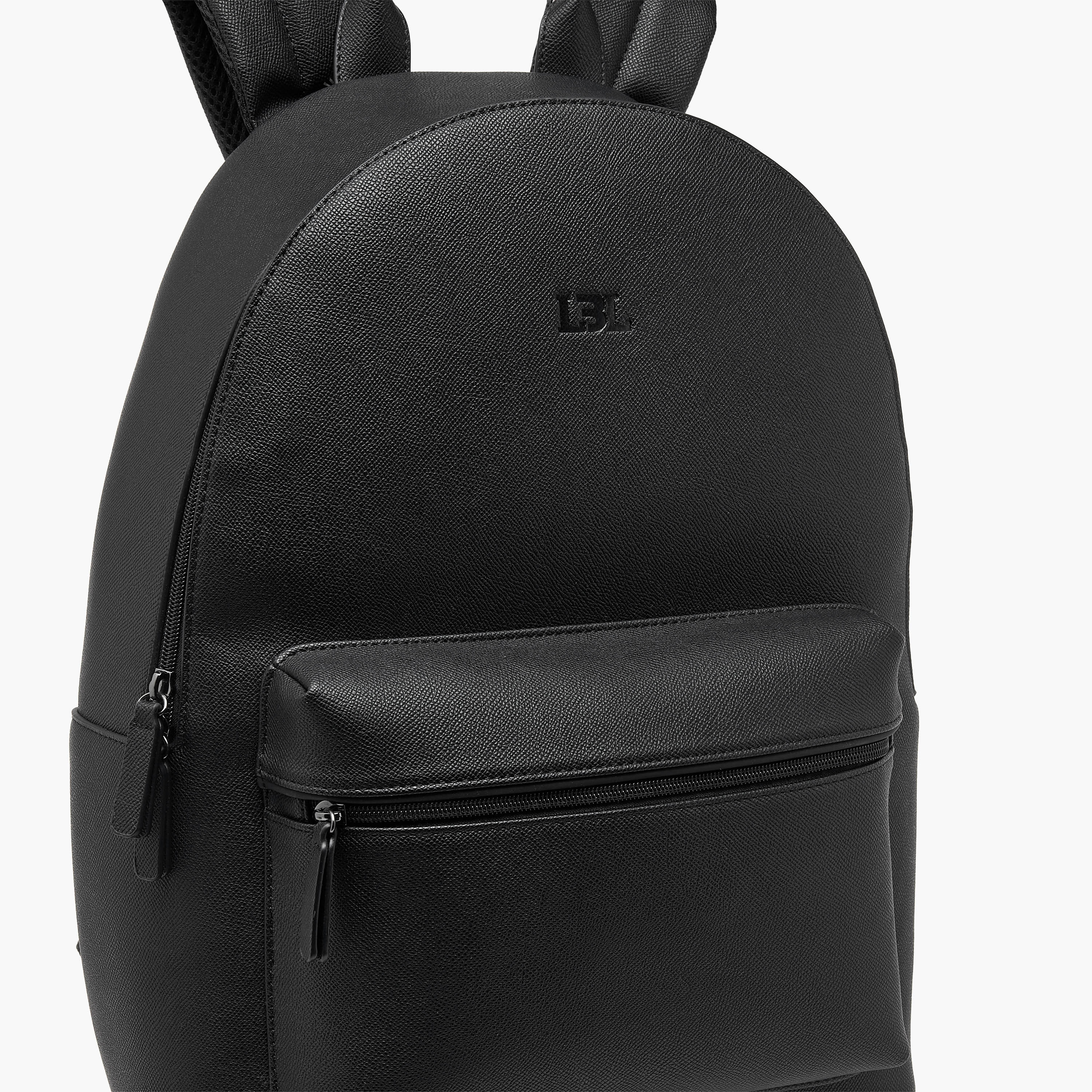 LBL by Shoexpress Textured Backpack with Adjustable Straps and Zip Closure - 14x32x44 cm-women-bagsandwallets-backpacks-image-5