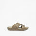 Duchini Men's Monotone Slip-On Arabic Sandals with Buckle Accent-Men%27s Sandals-thumbnail-2