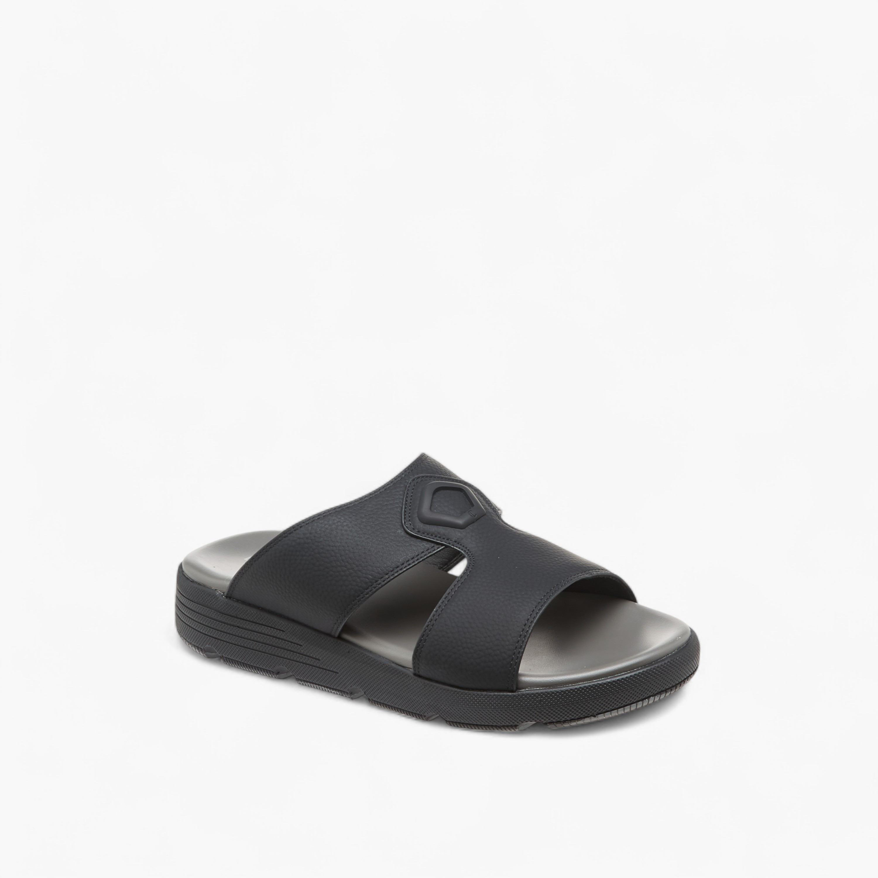 Le Confort Textured Slip-On Comfort Sandals-men-shoes-sandals-image-2