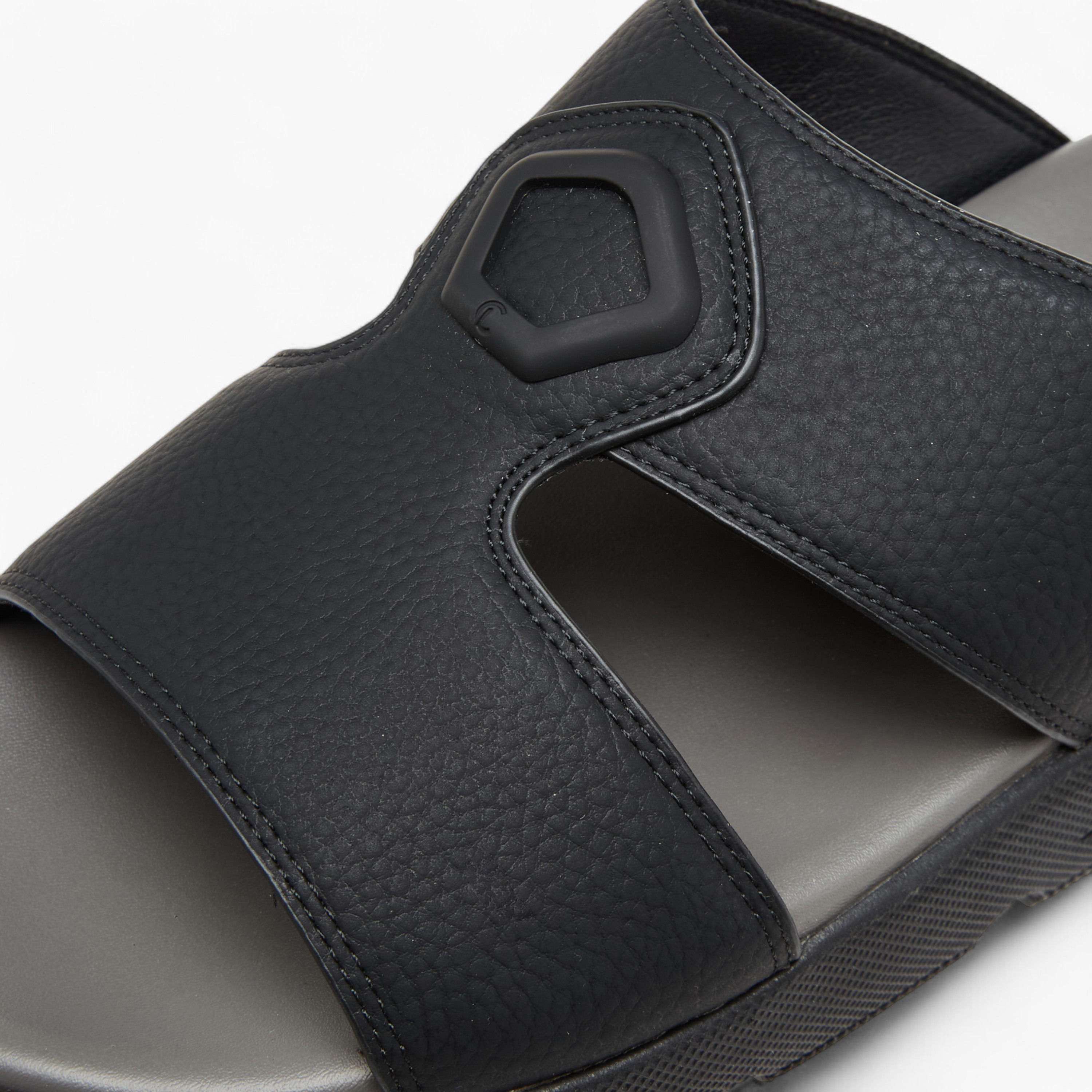 Le Confort Textured Slip-On Comfort Sandals-men-shoes-sandals-image-6