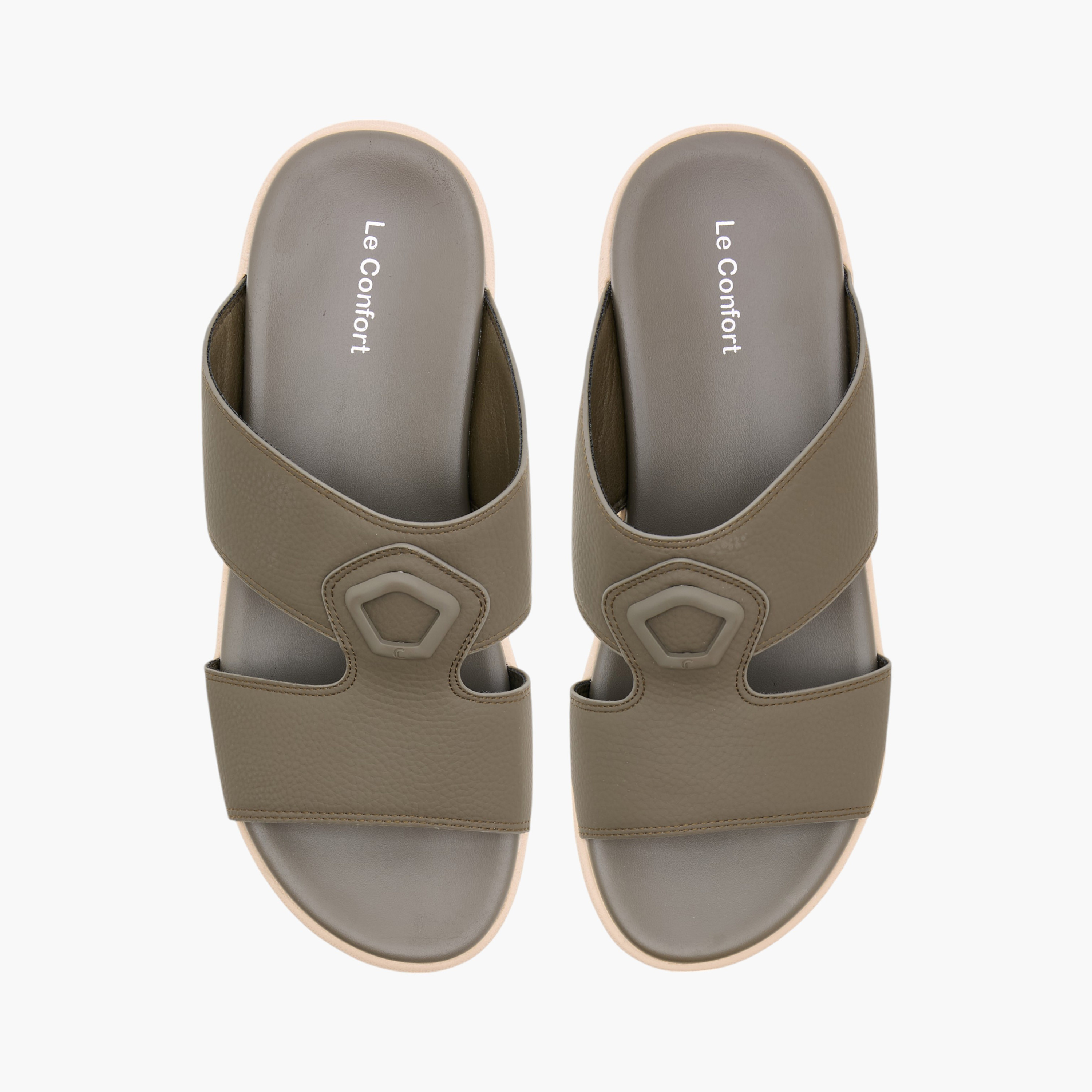 Le Confort Textured Slip-On Comfort Sandals-men-shoes-sandals-image-1
