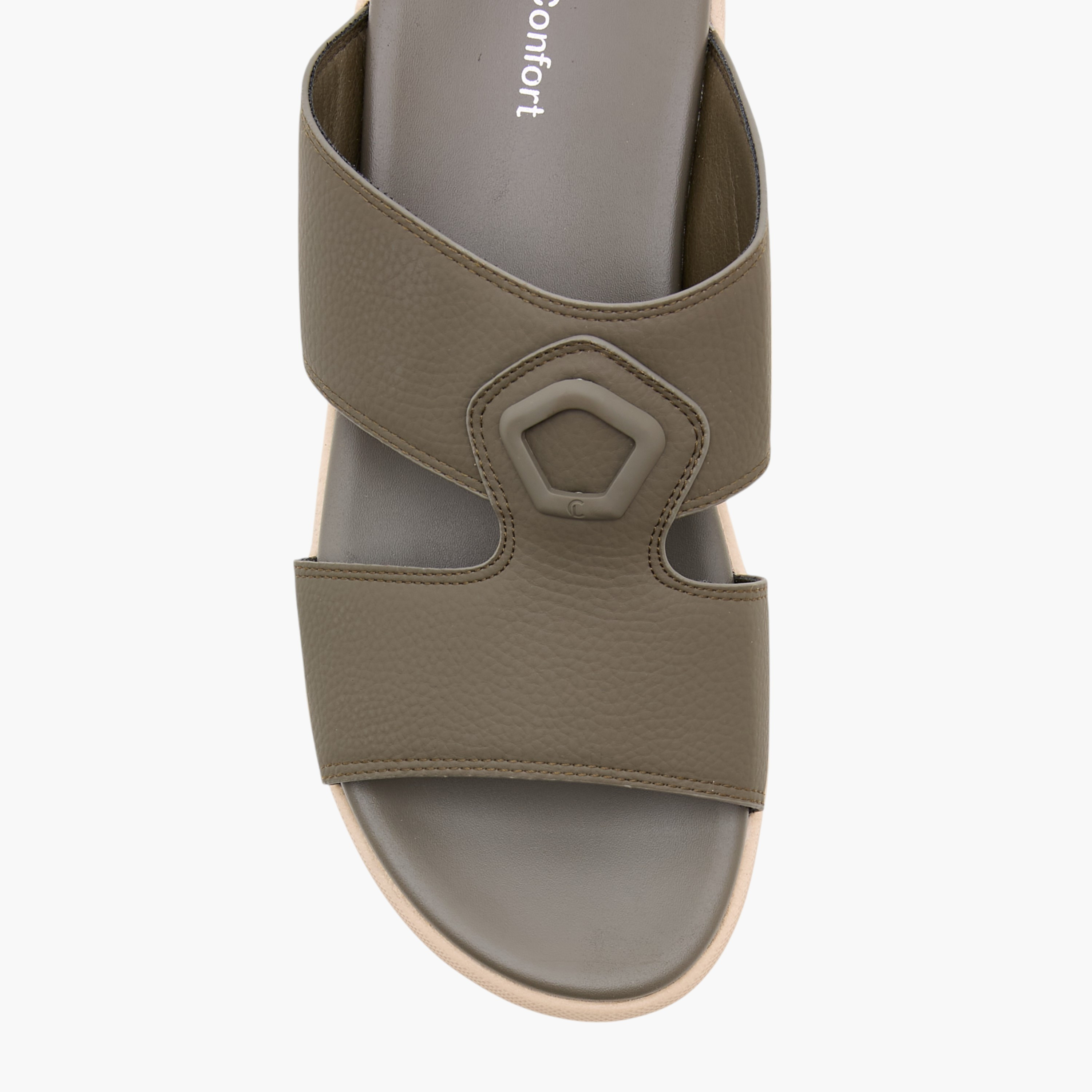 Le Confort Textured Slip-On Comfort Sandals-men-shoes-sandals-image-3