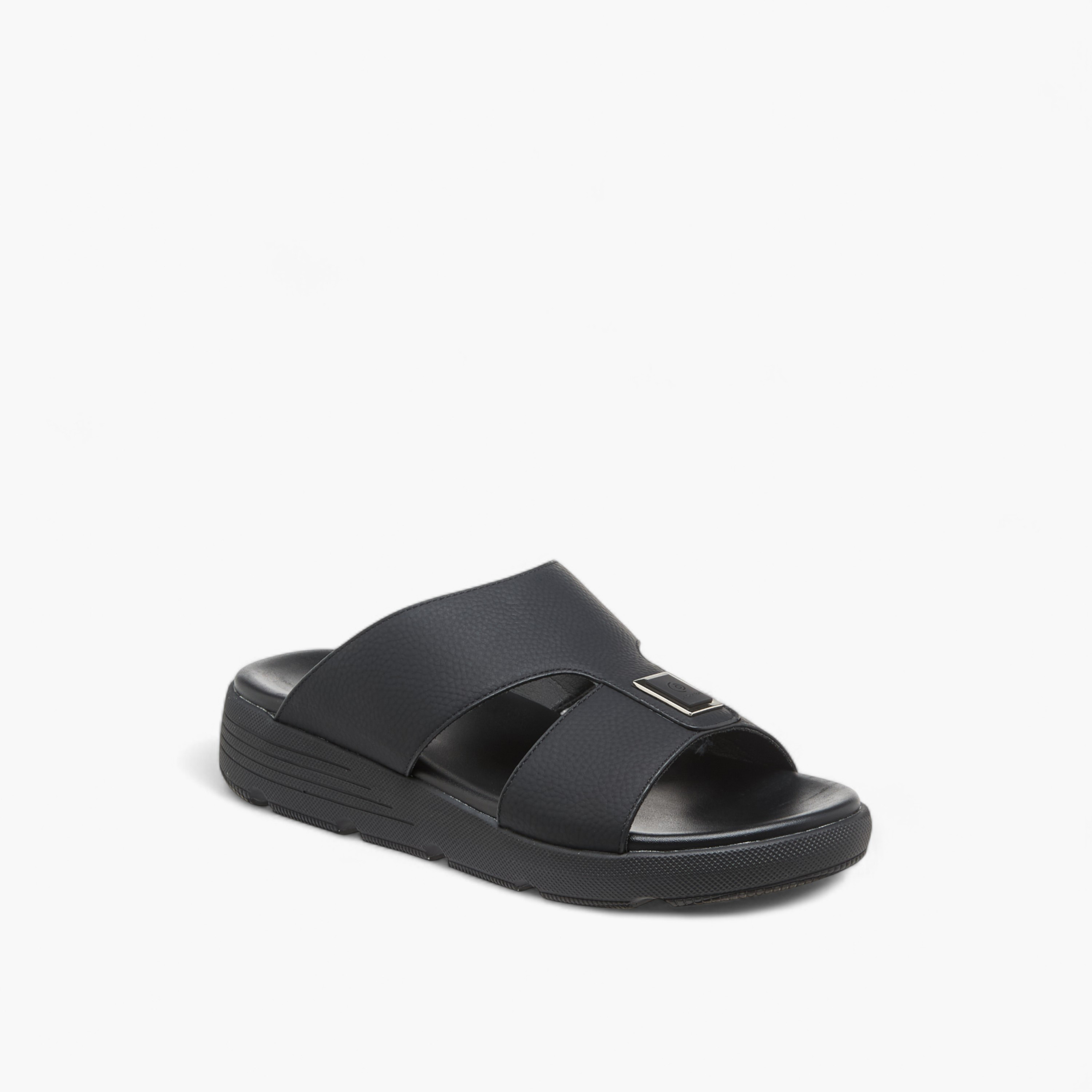 Le Confort Metal Accent Slip-On Comfort Sandals-men-shoes-sandals-image-2
