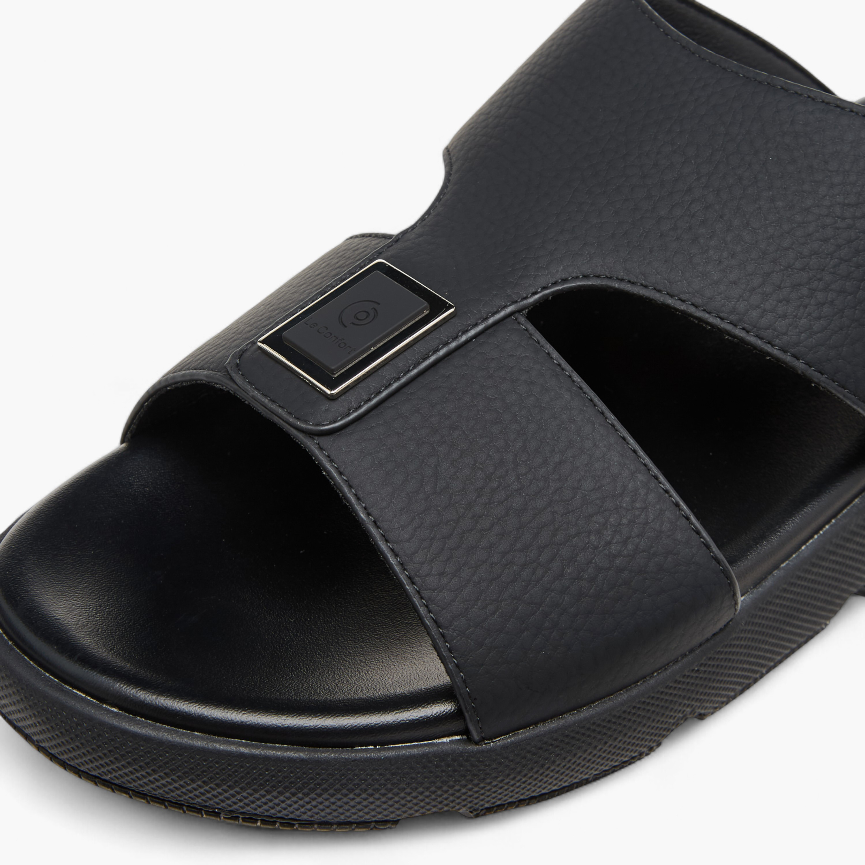 Le Confort Metal Accent Slip-On Comfort Sandals-men-shoes-sandals-image-4