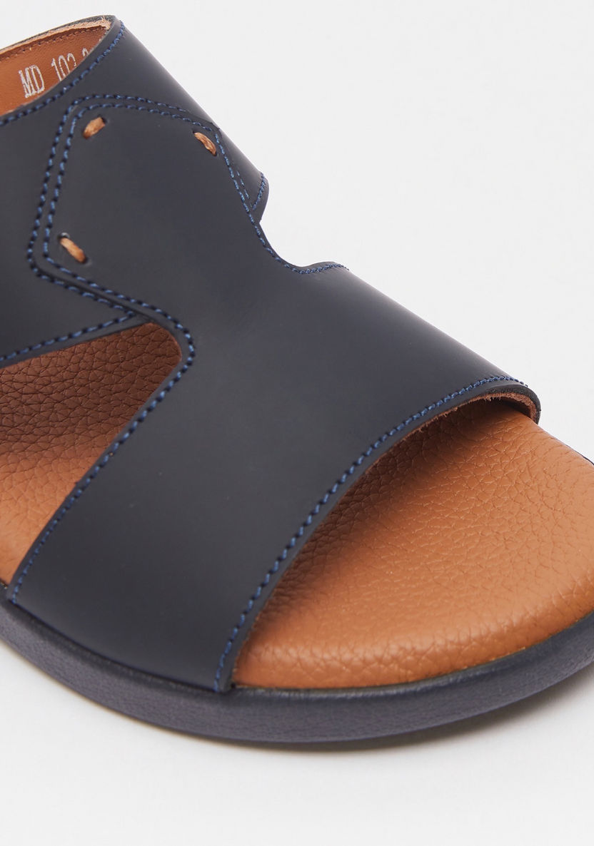 Mister Duchini Solid Slip-On Arabic Sandals-Boy%27s Sandals-image-3
