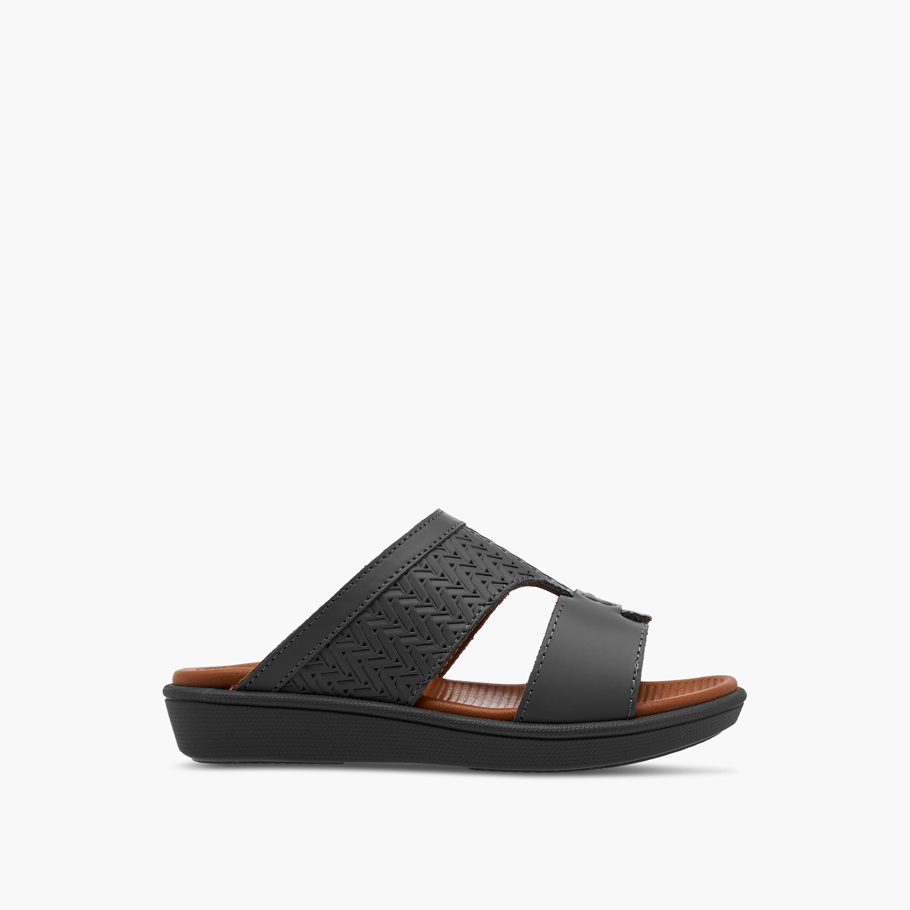 Mister Duchini Textured Slip-On Arabic Sandals-boys-shoes-sandals-image-2