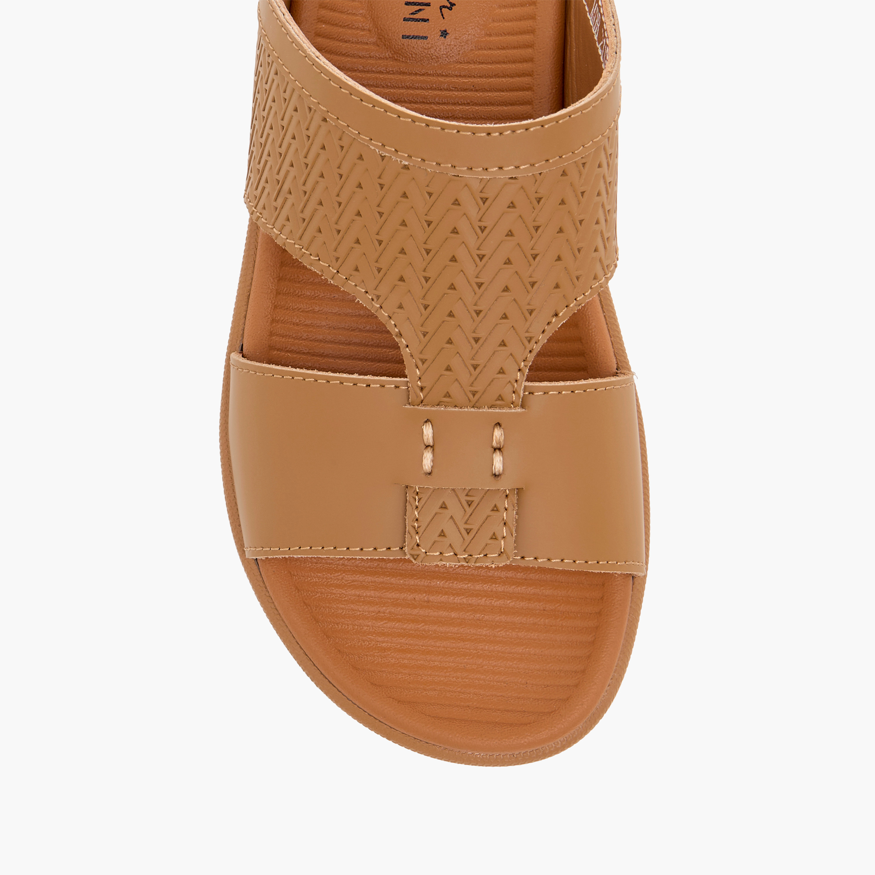 Mister Duchini Textured Slip-On Arabic Sandals-boys-shoes-sandals-image-3