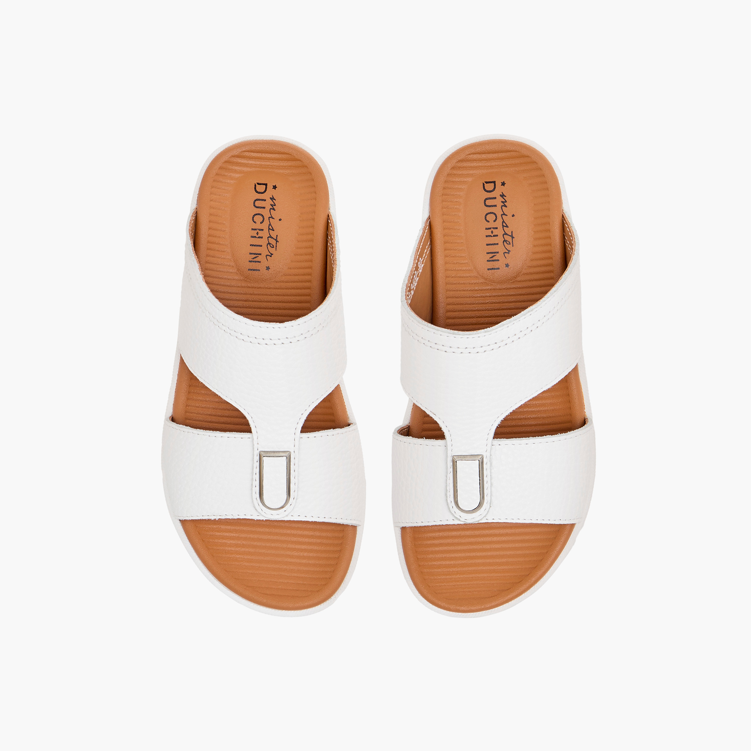 Mister Duchini Textured Slip-On Arabic Sandals-boys-shoes-sandals-image-1