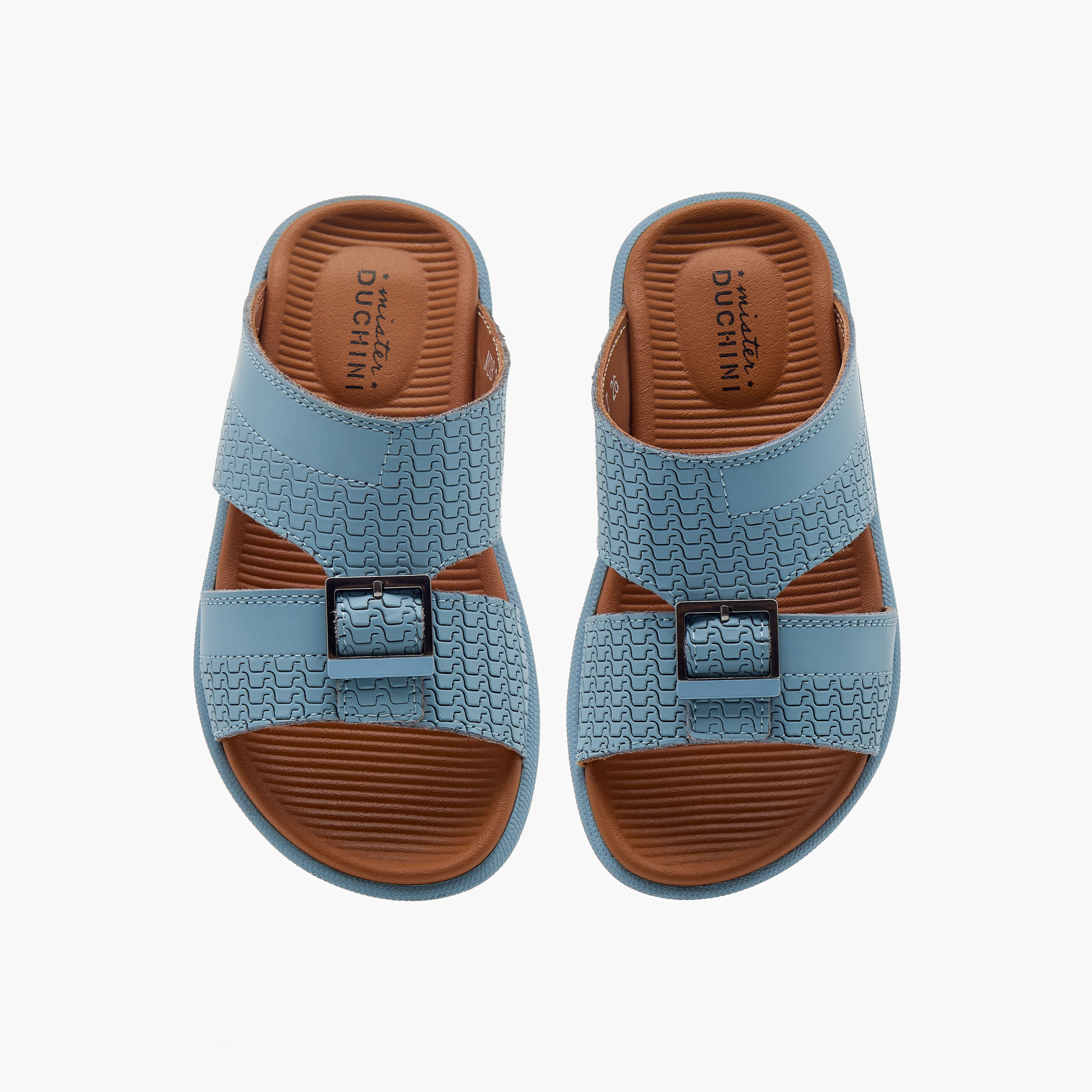 صندل عربي بارز الملمس سهل الارتداء من مستر دوشيني-boys-shoes-sandals-image-1