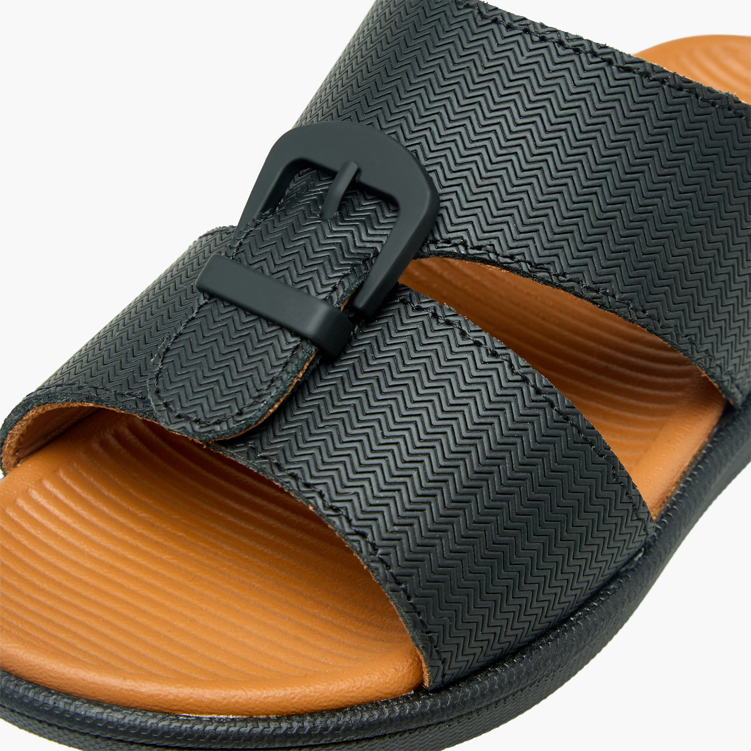 Le Confort Boys Buckle Accent Arabic Sandals-boys-shoes-sandals-image-4