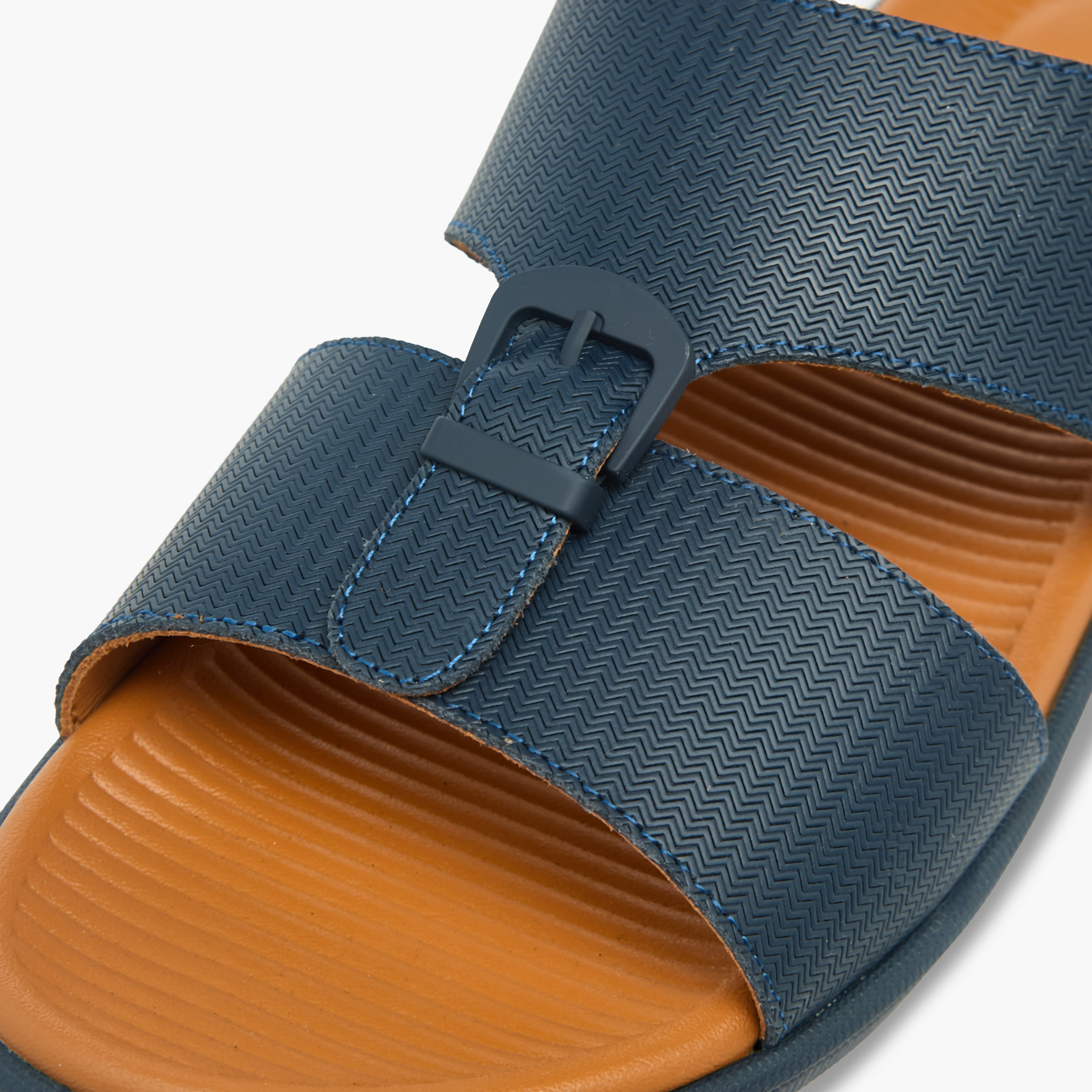 Le Confort Boys Buckle Accent Arabic Sandals-boys-shoes-sandals-image-4