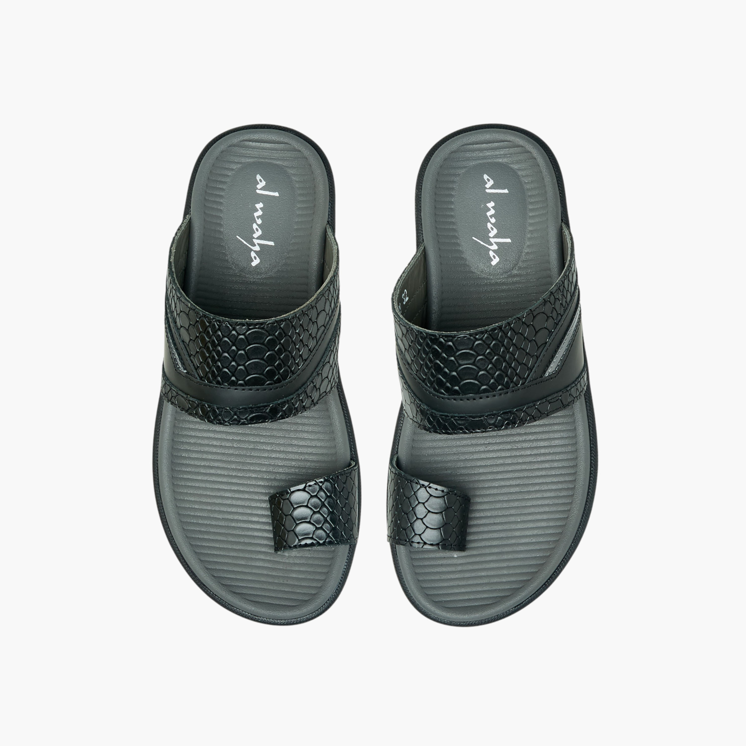 Al Waha Boys Leather Arabic Sandals-boys-shoes-sandals-image-1