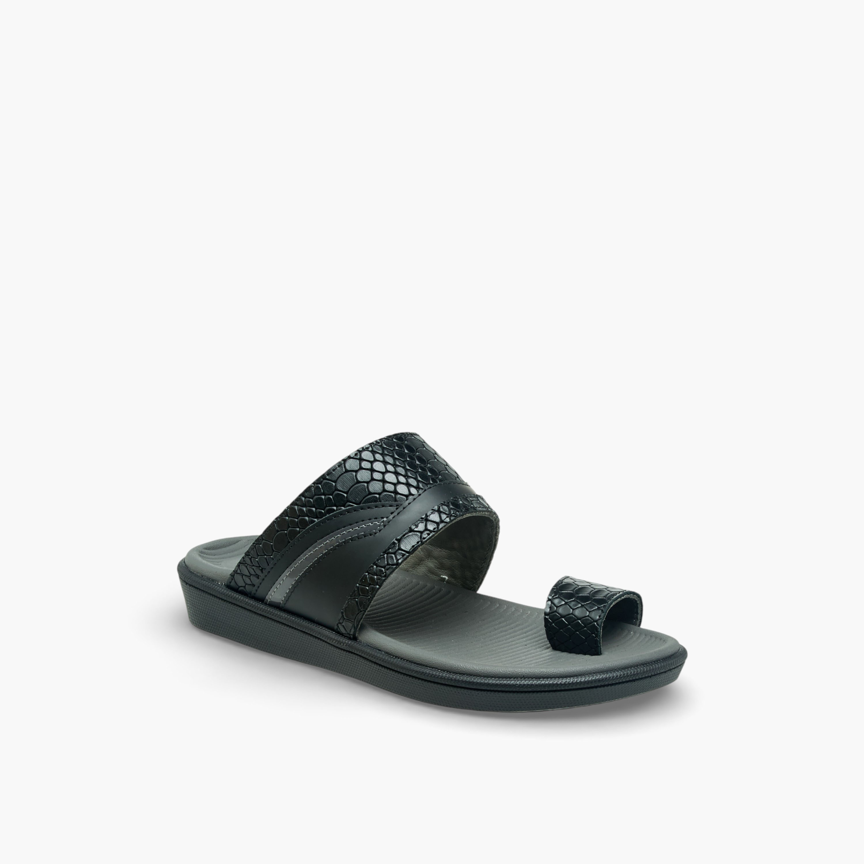 Al Waha Boys Leather Arabic Sandals-boys-shoes-sandals-image-2