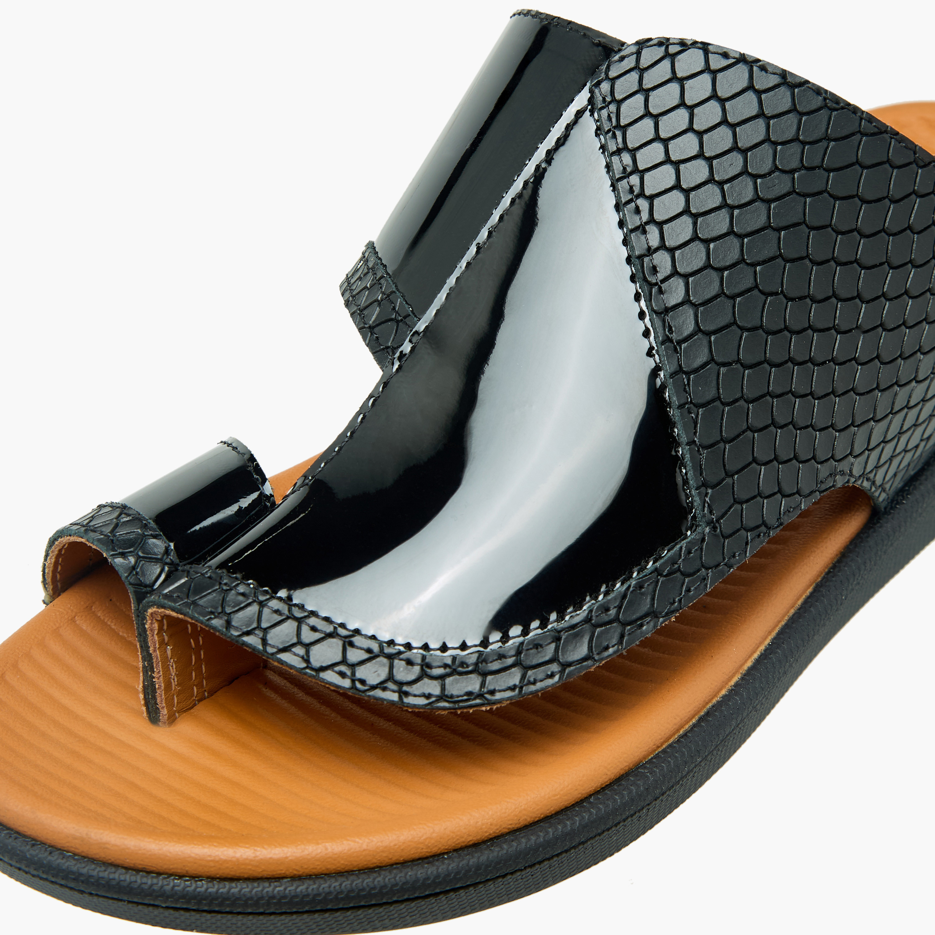 صندل عربي جلد للأولاد من الواحة-boys-shoes-sandals-image-4