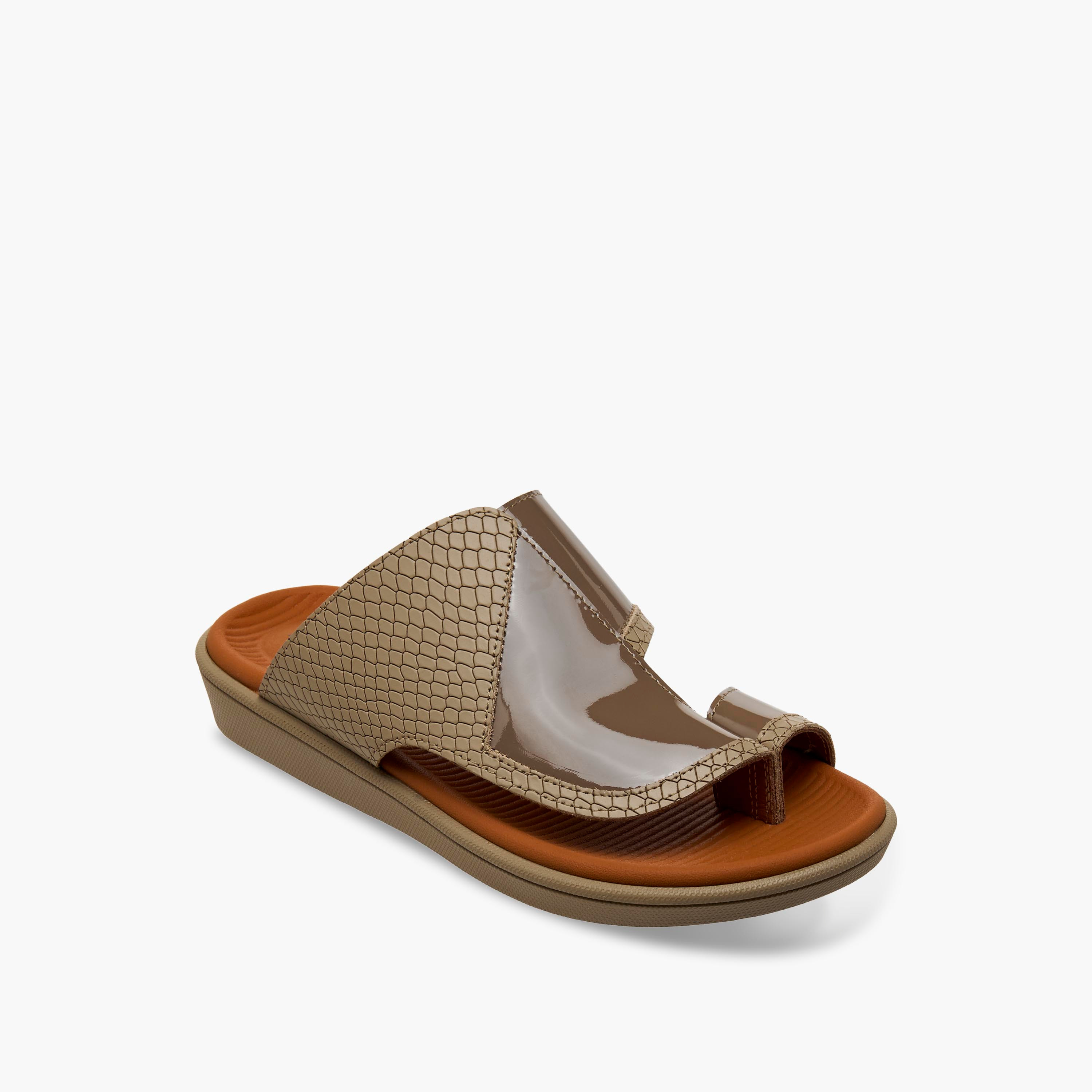 Al Waha Boys Leather Arabic Sandals-boys-shoes-sandals-image-2