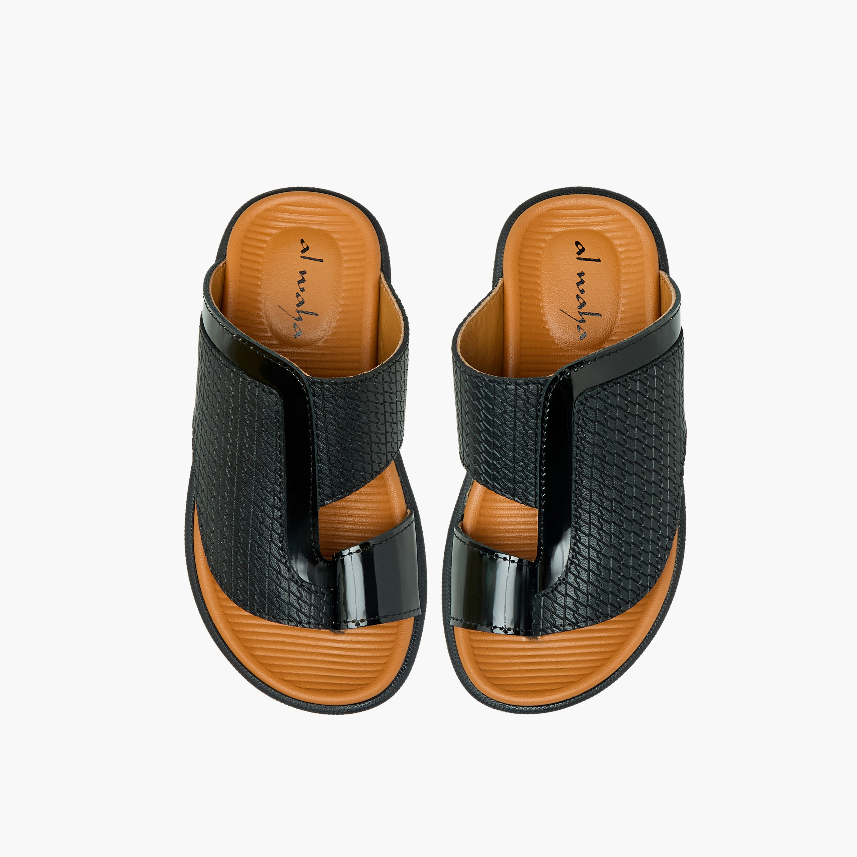 Al Waha Boys Leather Arabic Sandals-boys-shoes-sandals-image-1