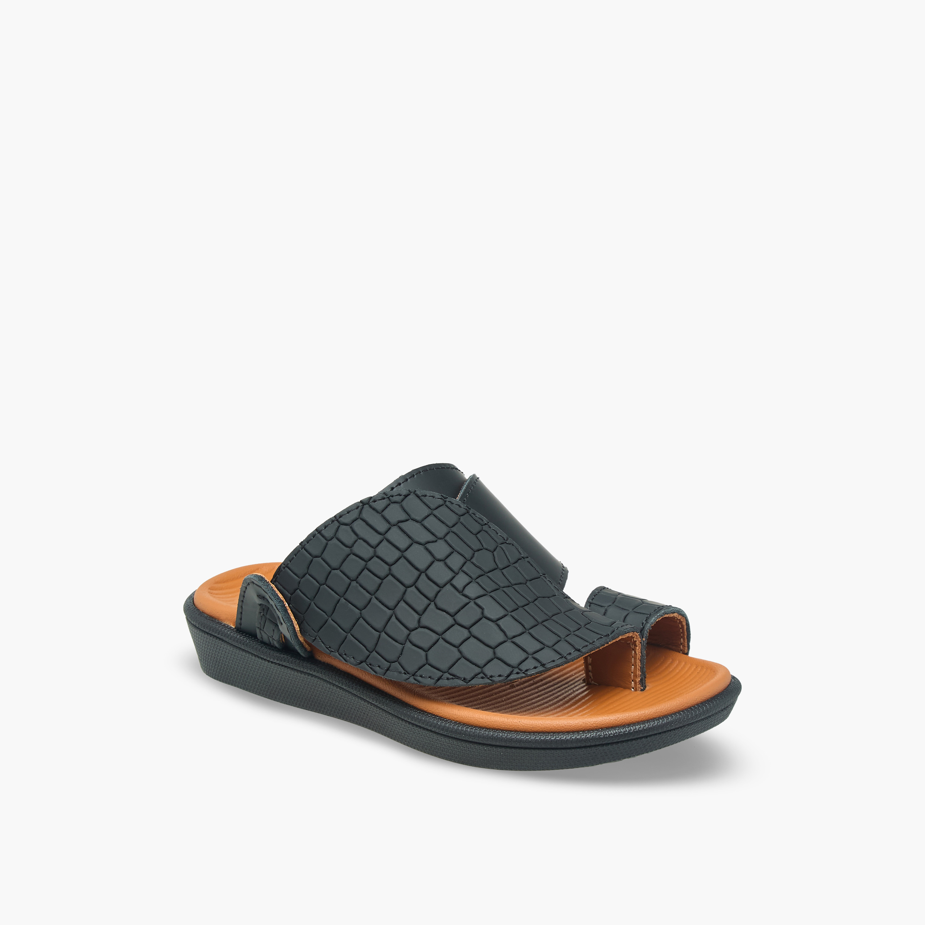 Al Waha Boys Leather Arabic Sandals-boys-shoes-sandals-image-2