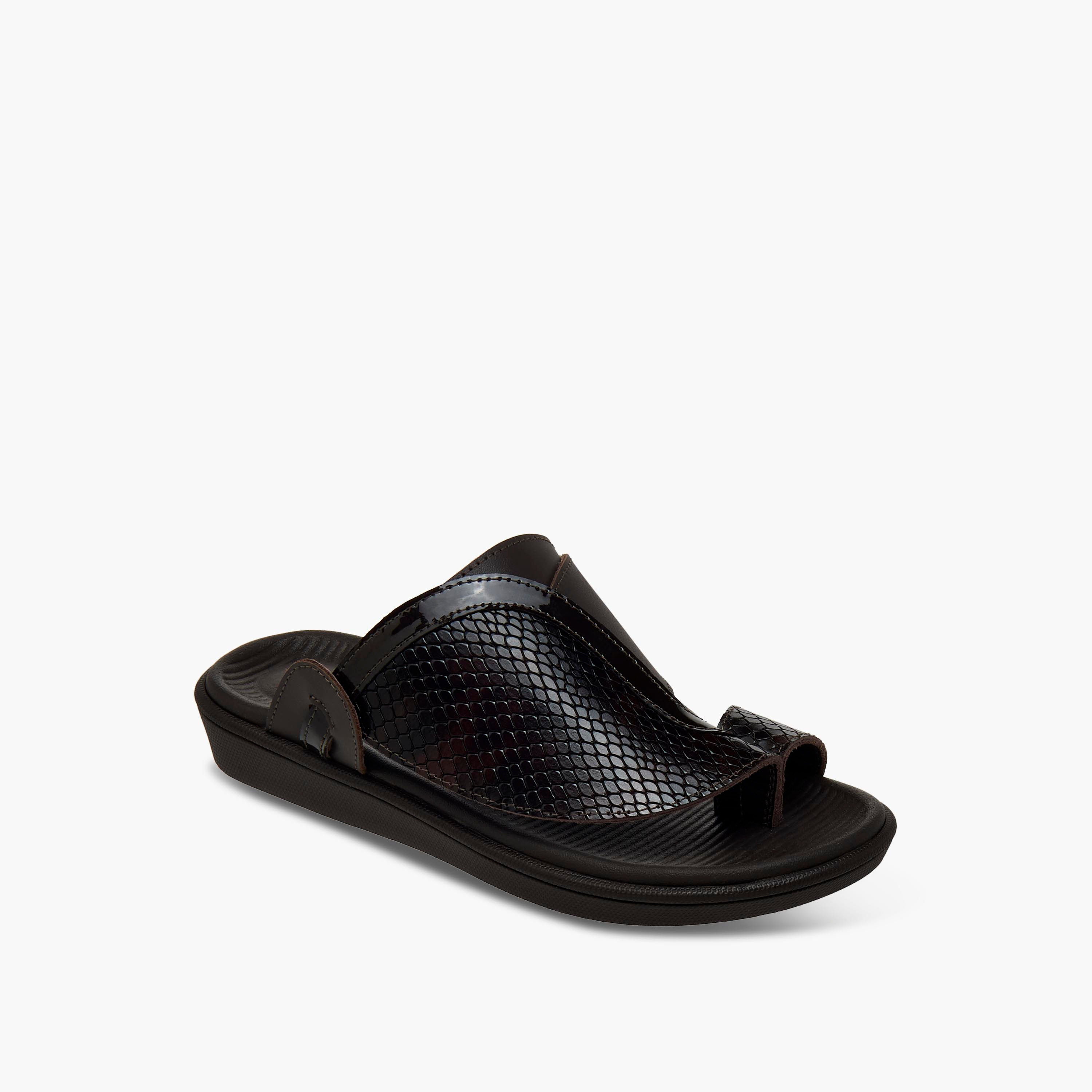 Al Waha Boys Slip-On Arabic Sandals-boys-shoes-sandals-image-2
