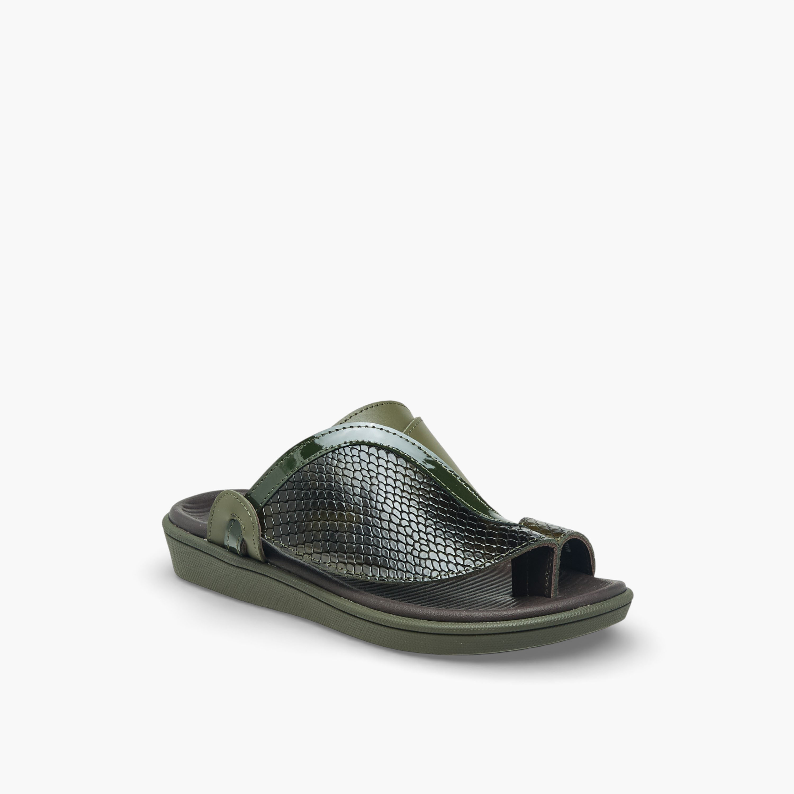 Al Waha Boys Slip-On Arabic Sandals-boys-shoes-sandals-image-2