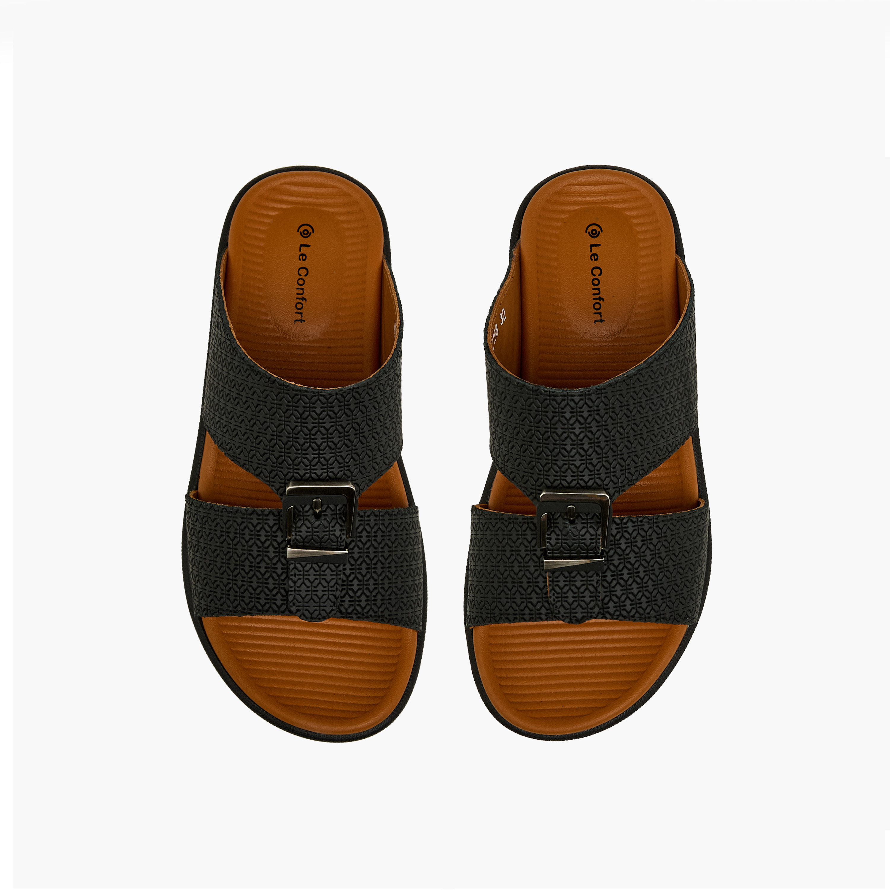 Le Confort Boys Slip-On Leather Arabic Sandals-boys-shoes-sandals-image-1