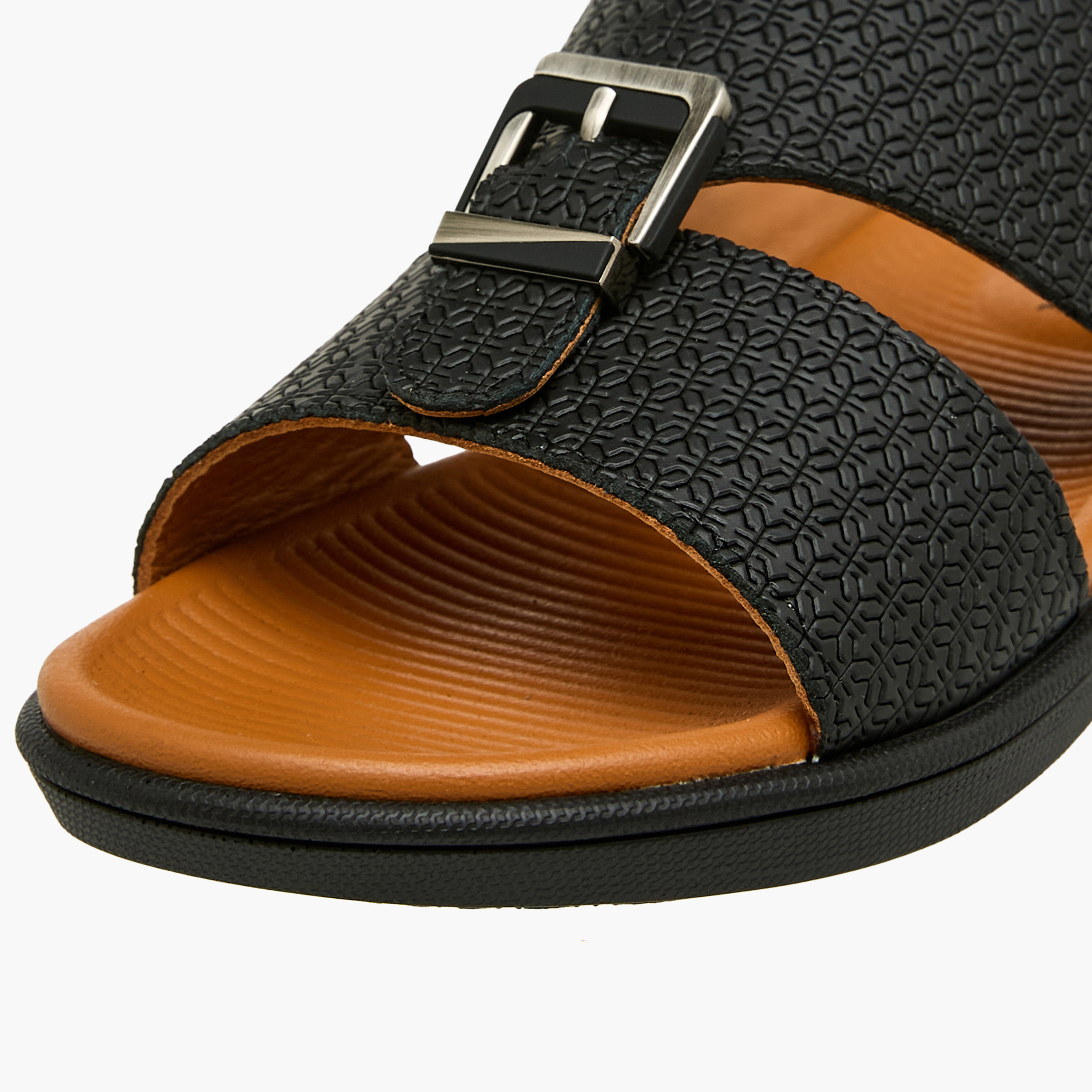 Le Confort Boys Slip-On Leather Arabic Sandals-boys-shoes-sandals-image-4