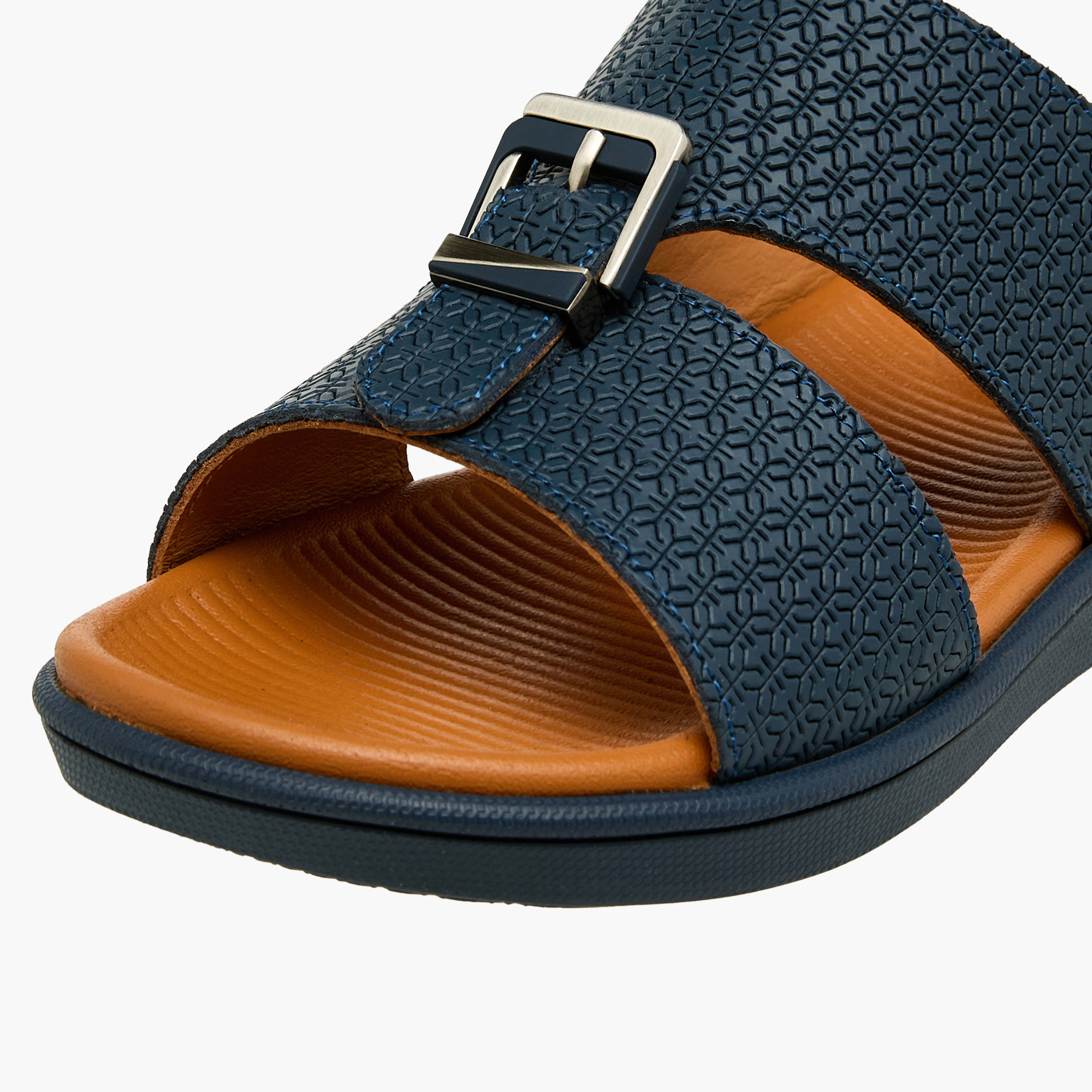 Le Confort Boys Slip-On Leather Arabic Sandals-boys-shoes-sandals-image-4