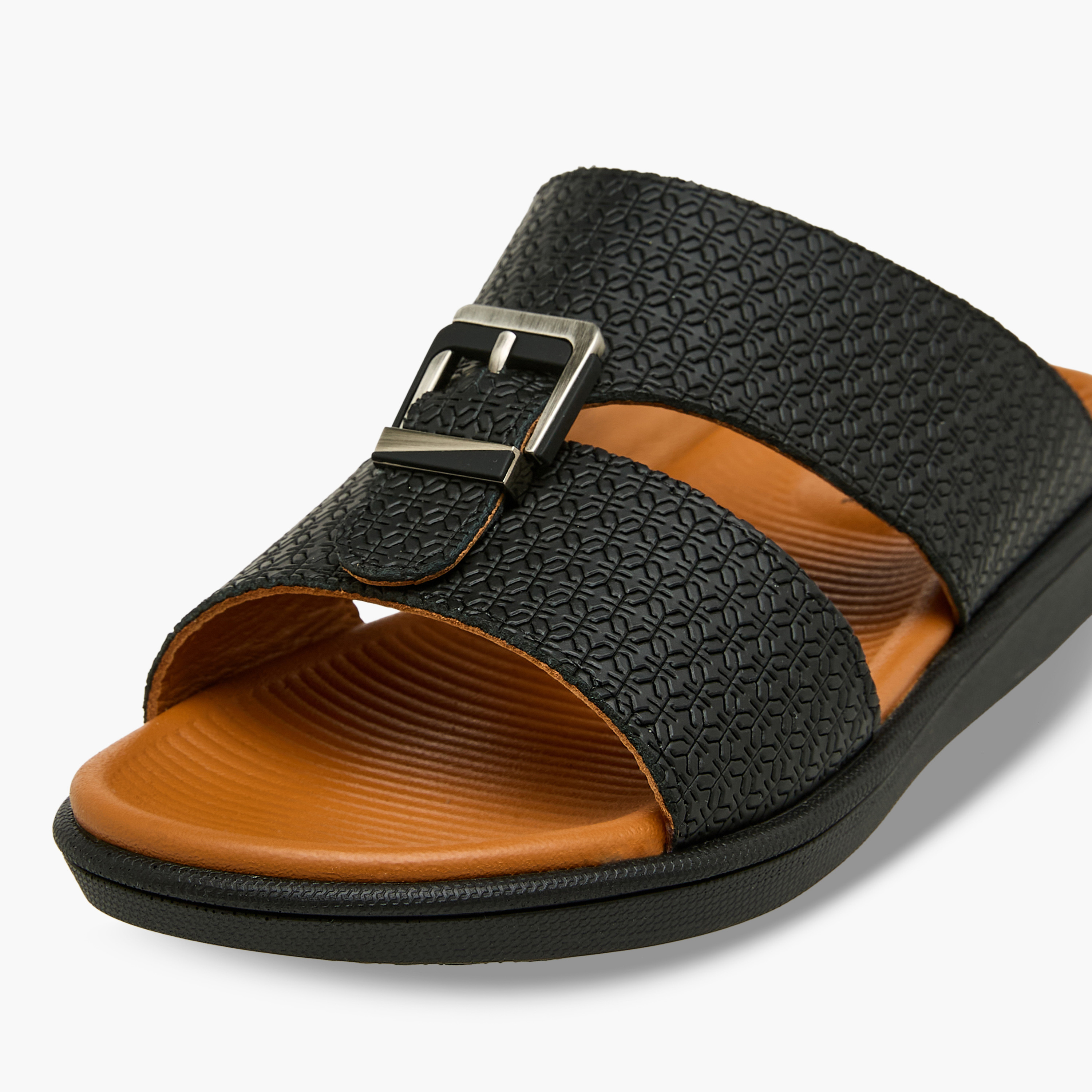 Le Confort Boys Slip-On Leather Arabic Sandals-boys-shoes-sandals-image-4
