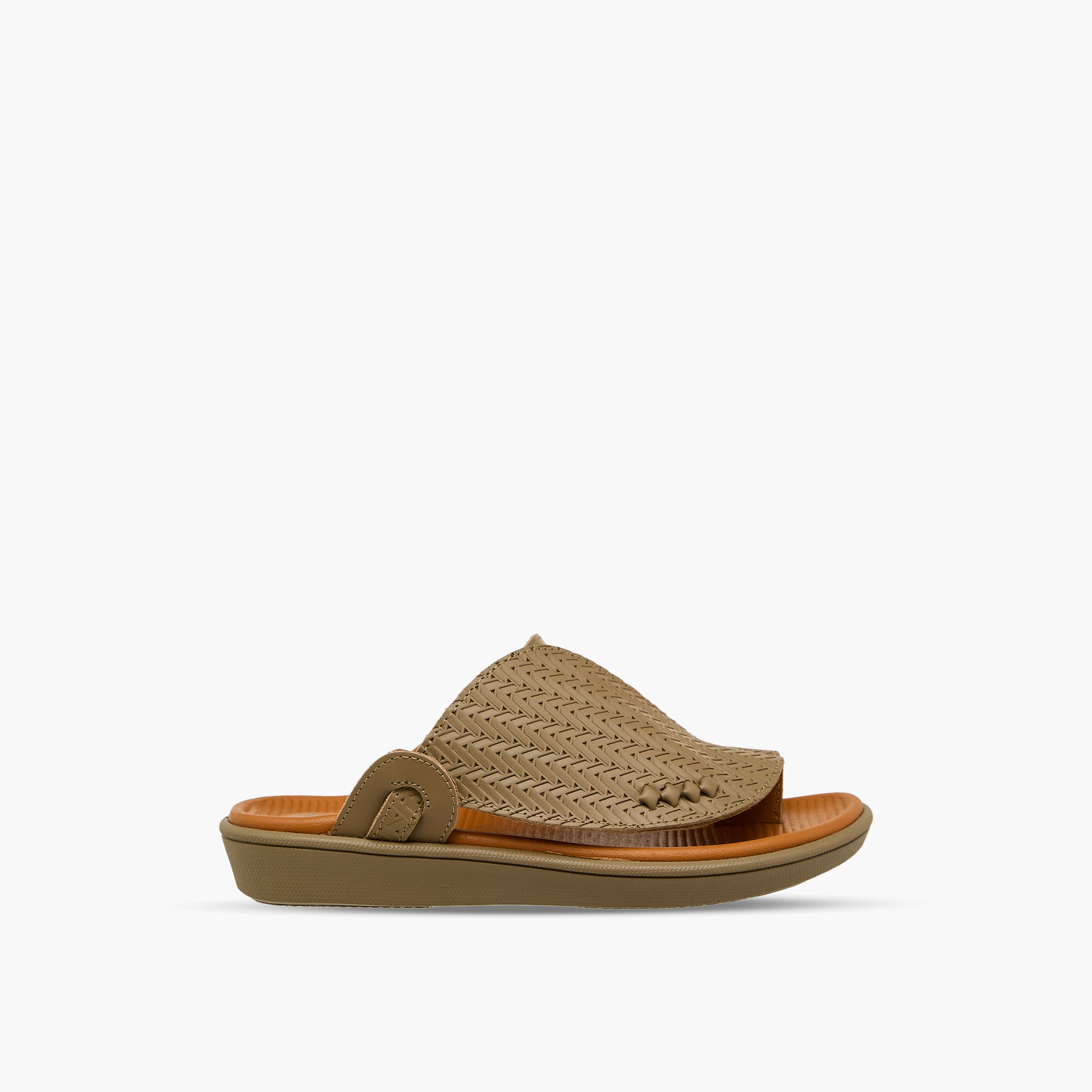 Al Waha Boys Toe Loop Detail Leather Arabic Sandals-boys-shoes-sandals-image-3