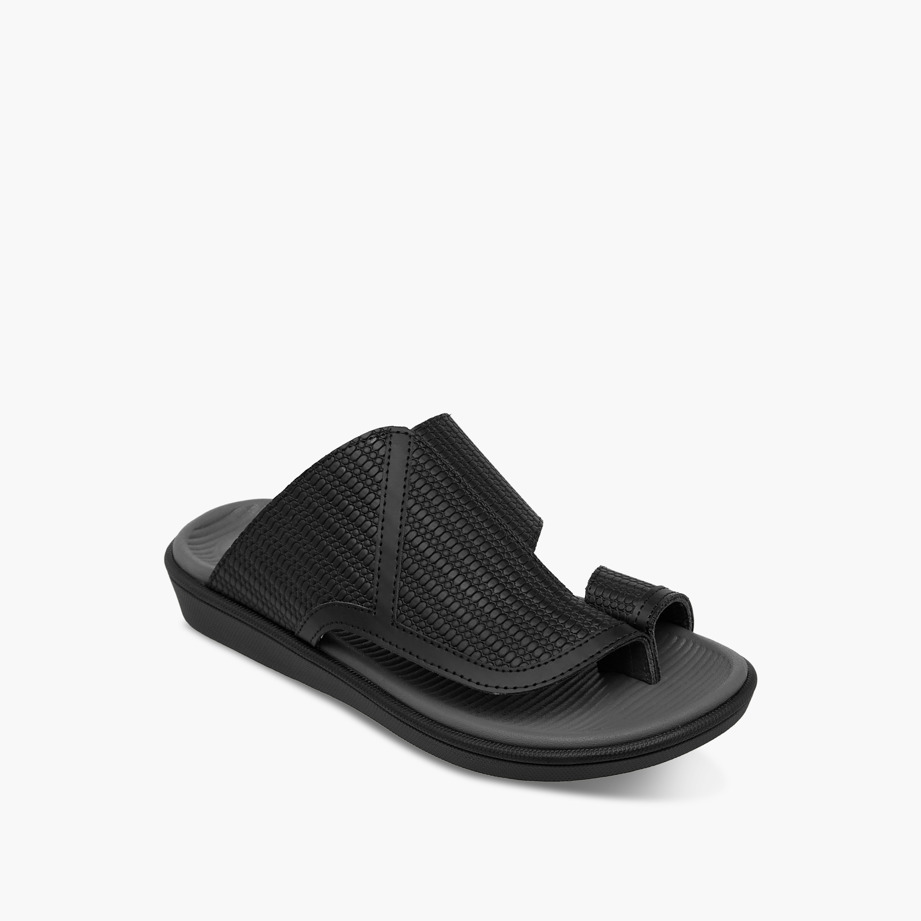 صندل عربي جلد بحلقة إصبع للأولاد من الواحة-boys-shoes-sandals-image-2