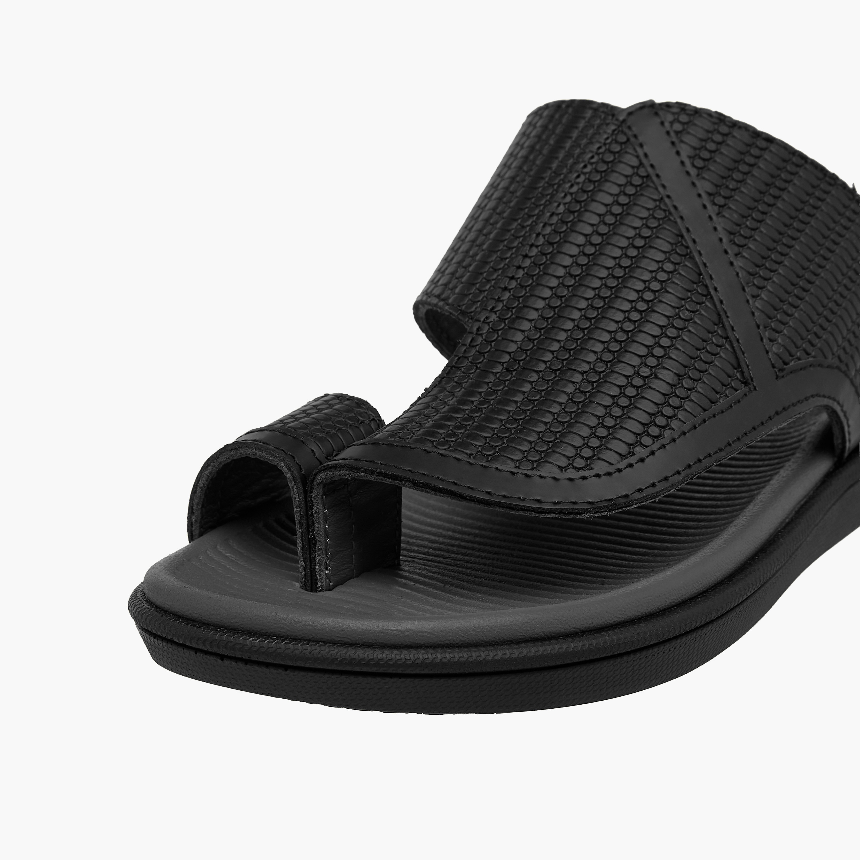صندل عربي جلد بحلقة إصبع للأولاد من الواحة-boys-shoes-sandals-image-4