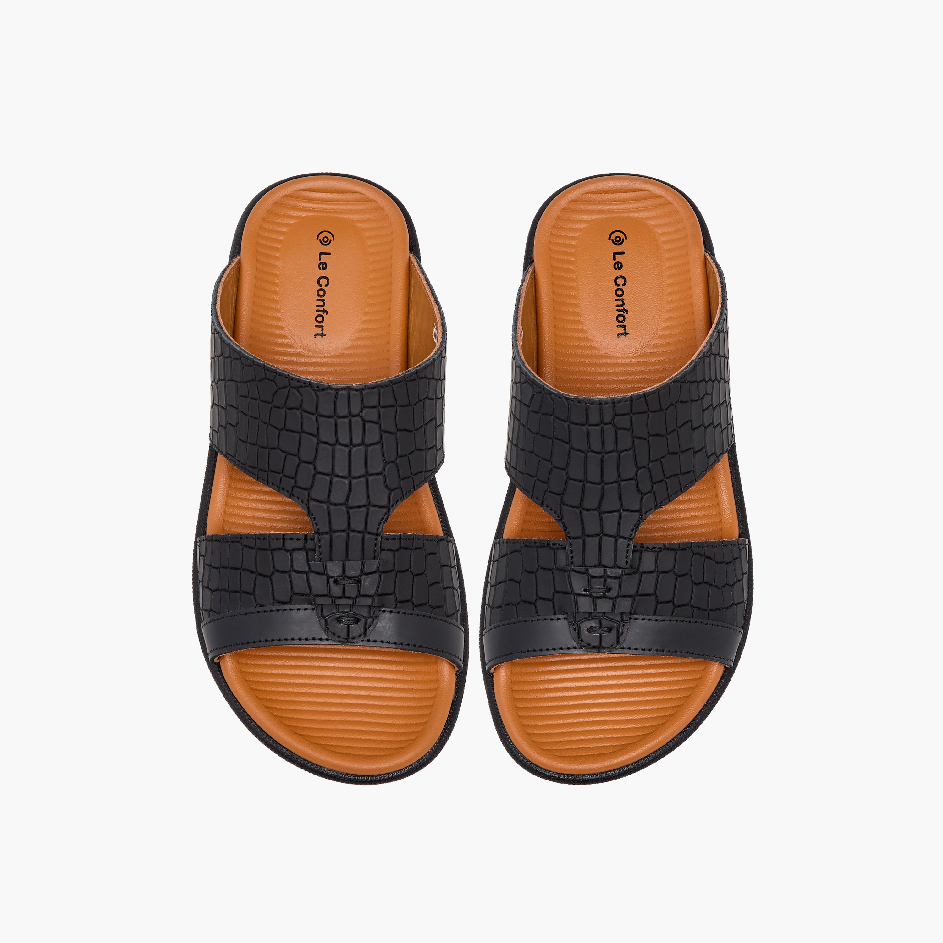 Le Confort Boys Slip-On Leather Arabic Sandals-boys-shoes-sandals-image-1