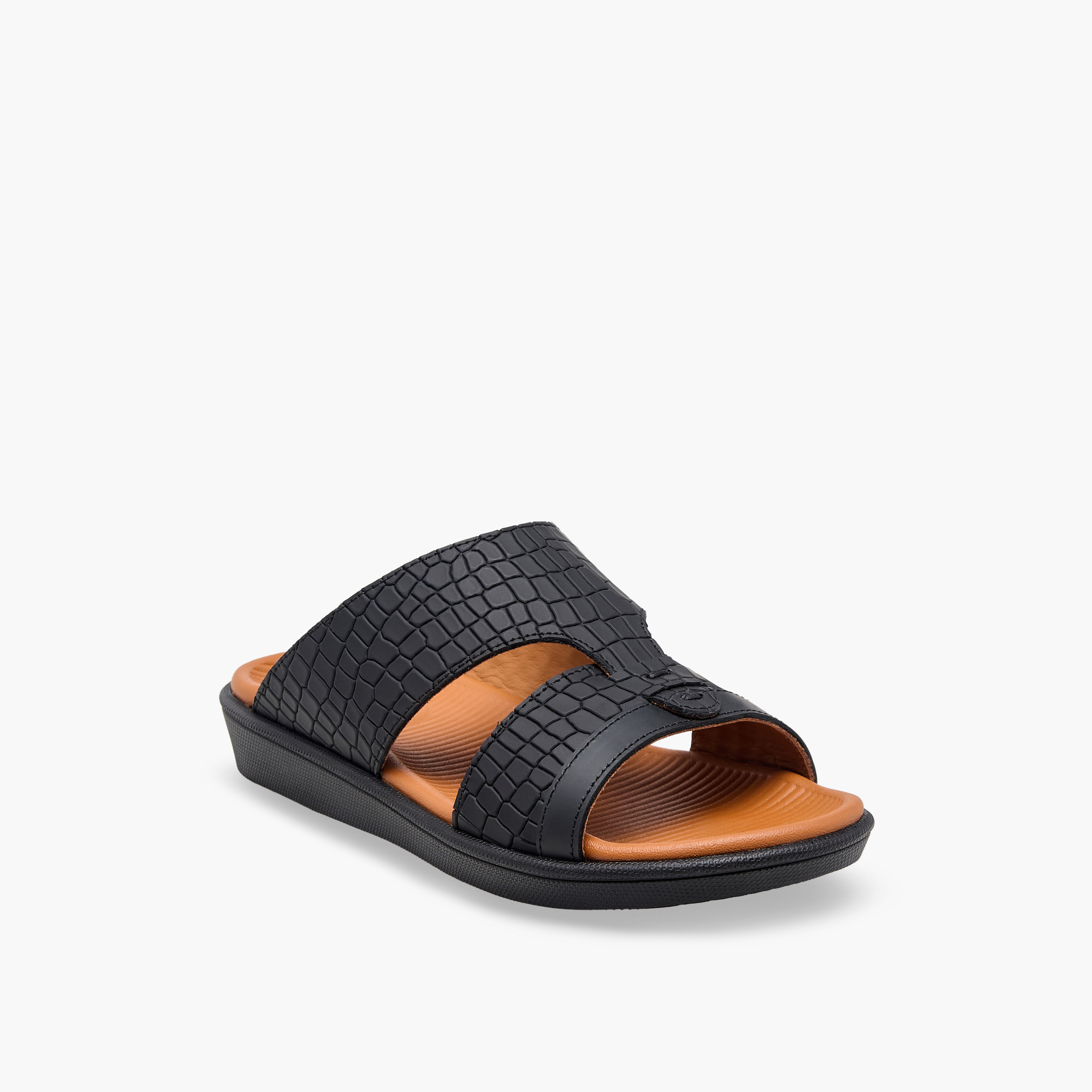 Le Confort Boys Slip-On Leather Arabic Sandals-boys-shoes-sandals-image-2