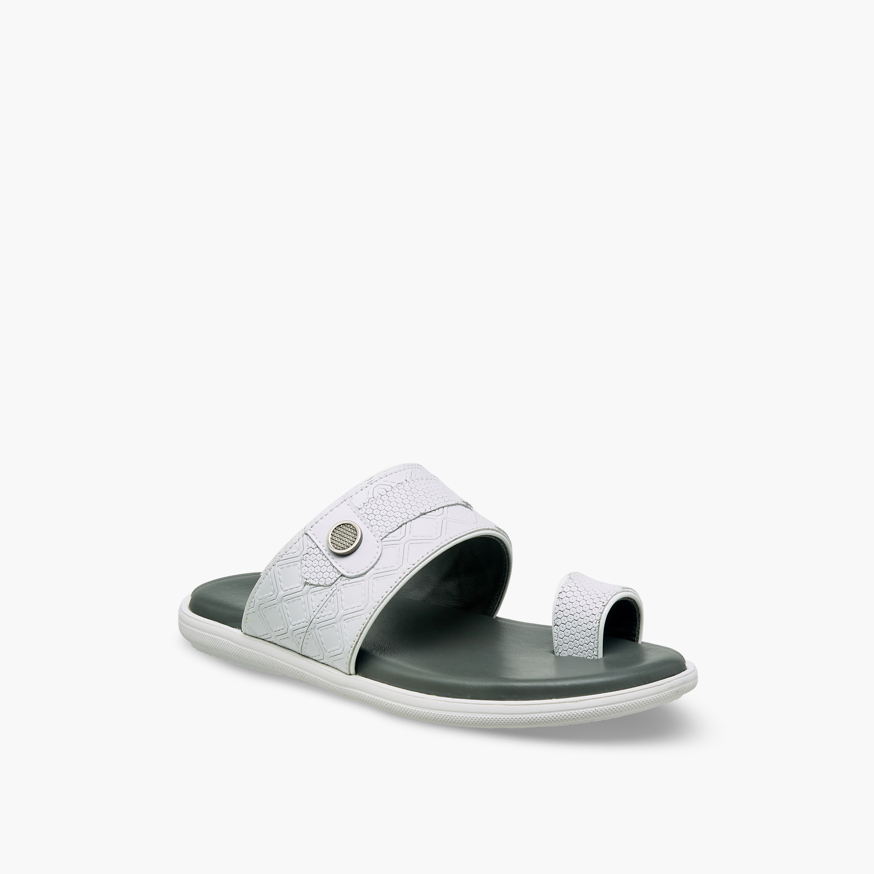 Al Waha Boys Textured Arabic Sandals-boys-shoes-sandals-image-2