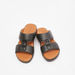 Mister Duchini Textured Slip-On Arabic Sandals with Buckle Accent-Boy%27s Sandals-thumbnailMobile-1