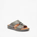 Mister Duchini Textured Slip-On Arabic Sandals with Buckle Accent-Boy%27s Sandals-thumbnailMobile-1