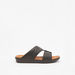 Mister Duchini Textured Slip-On Arabic Sandals with Accent Detail-Boy%27s Sandals-thumbnail-0