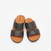 Mister Duchini Textured Slip-On Arabic Sandals with Accent Detail-Boy%27s Sandals-thumbnailMobile-1