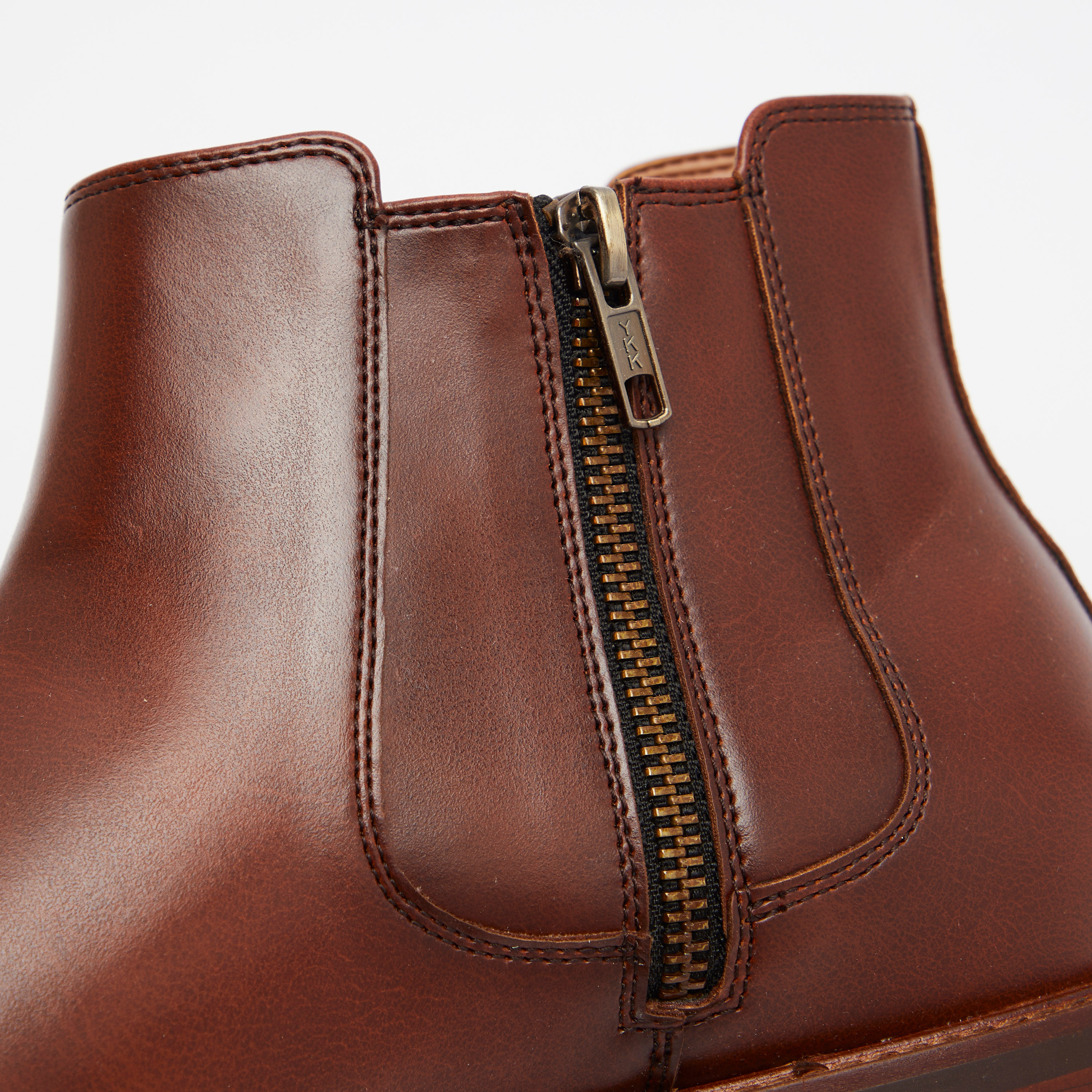 Duchini Men's Chelsea Boots with Zip Closure-men-shoes-boots-image-4