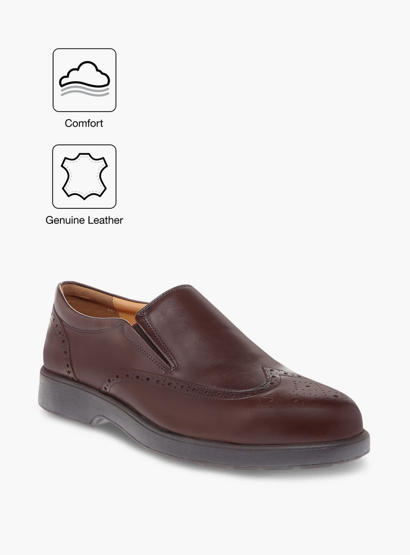 حذاء سهل الارتداء إير تيك جلد مثقّب من لو كونفورت-men-shoes-formalshoes-image-2