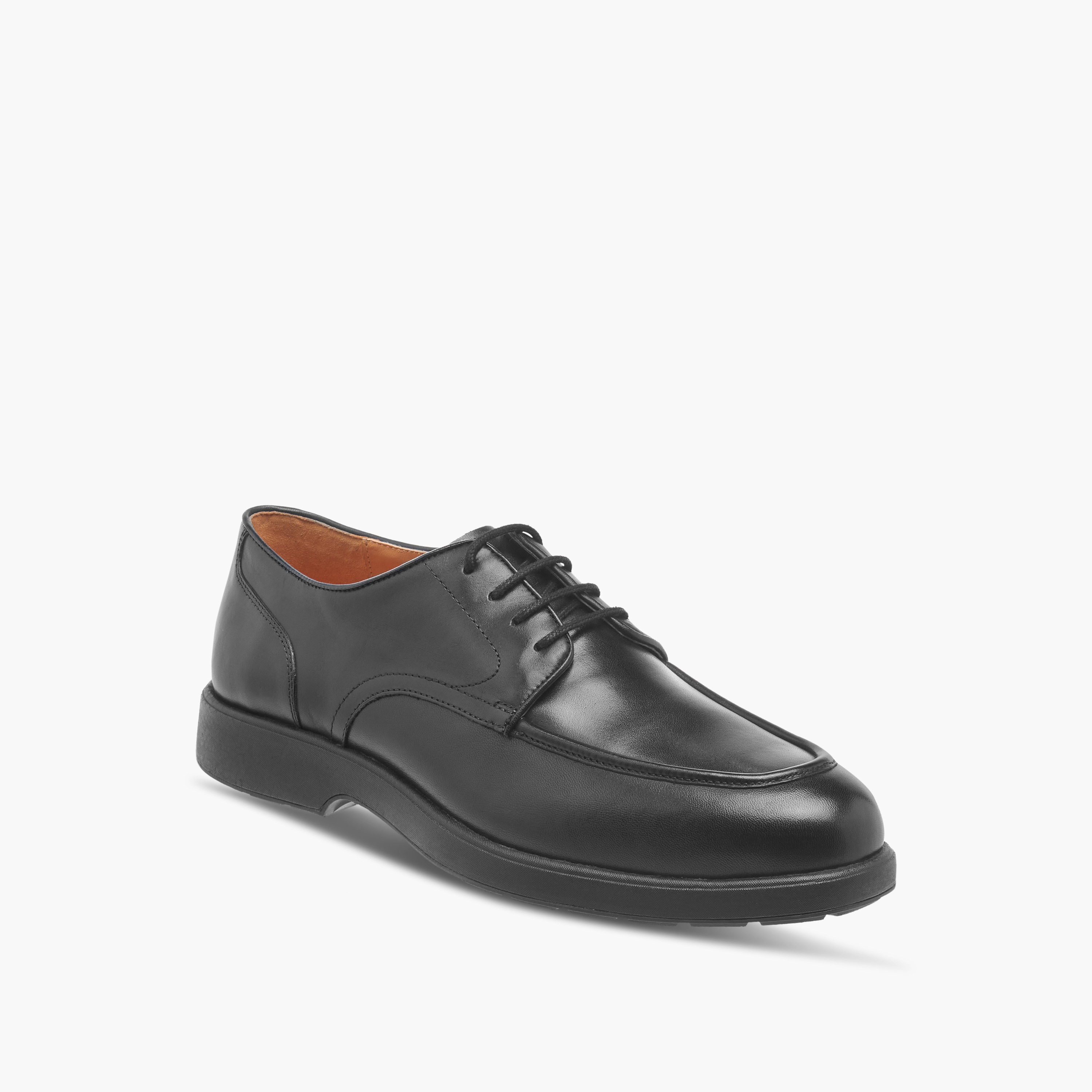 حذاء ديربي إير تيك جلد بارز الملمس برباط إغلاق من لو كونفورت-men-shoes-formalshoes-image-2