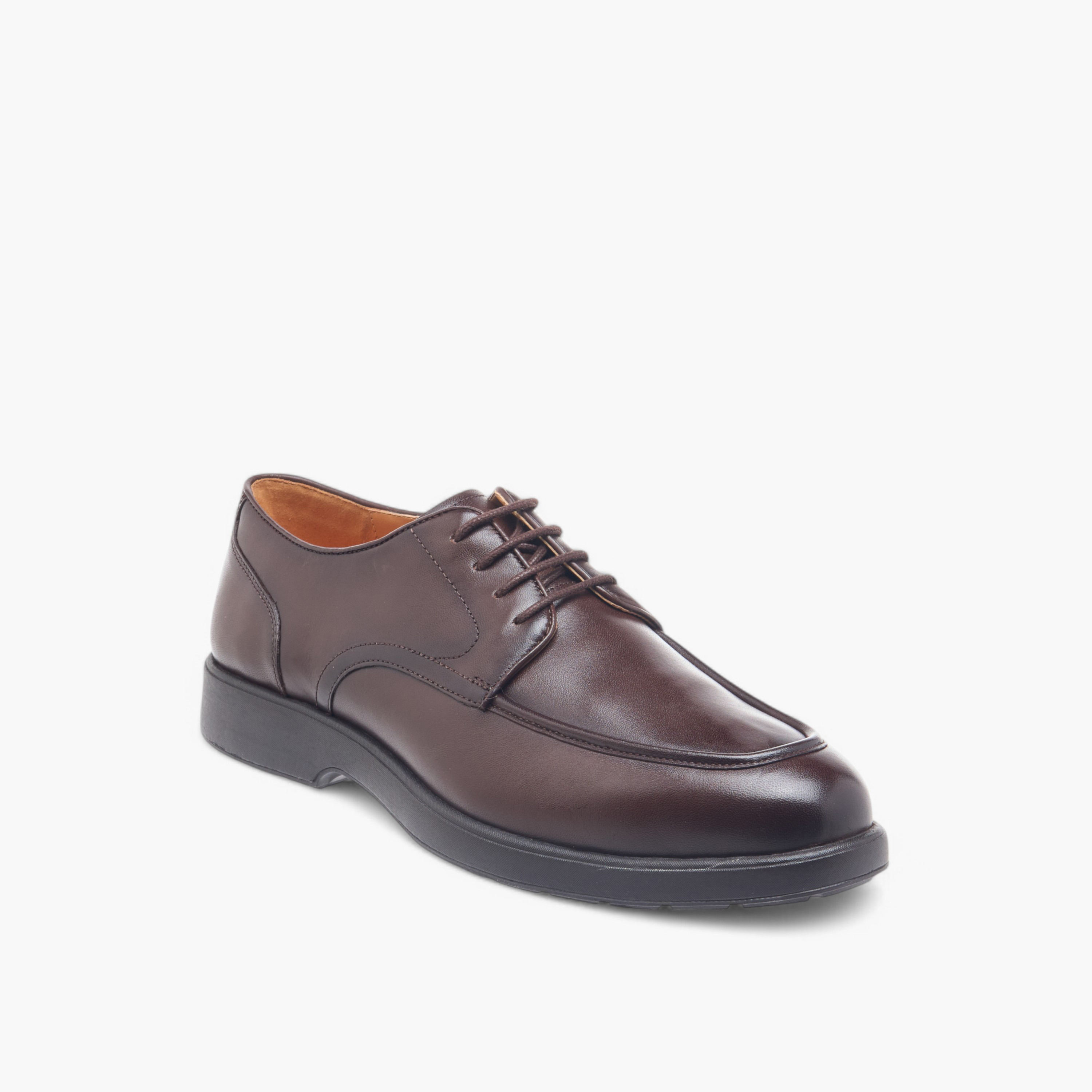 Le Confort Textured Leather Air Tech Derby Shoes with Lace-Up Closure-men-shoes-formalshoes-image-2