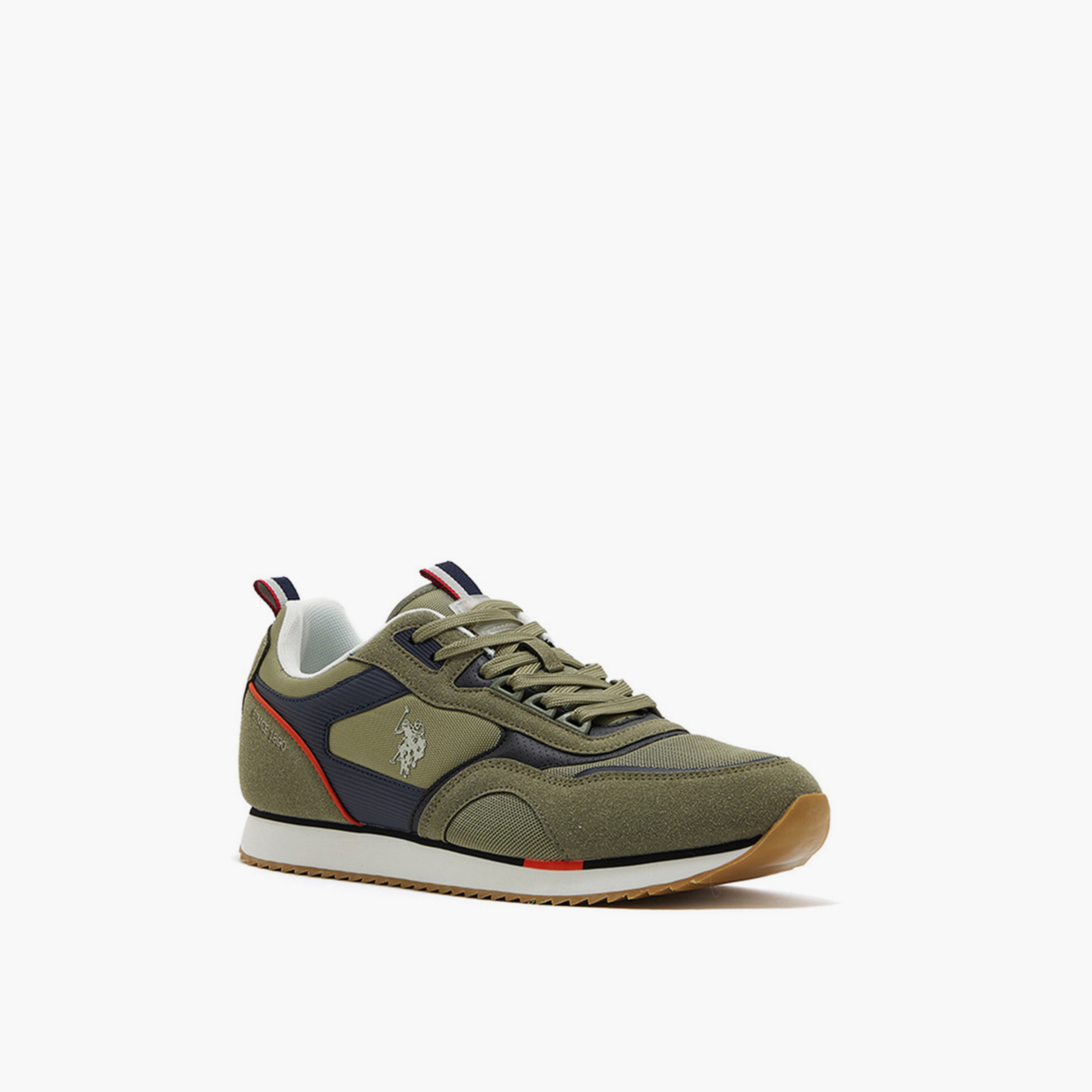 يو اس بولو اسن- حذاء رياضي برباط كاحل منخفض  للرجال | MEDI-GLB-5FX-men-shoes-sneakers-image-1