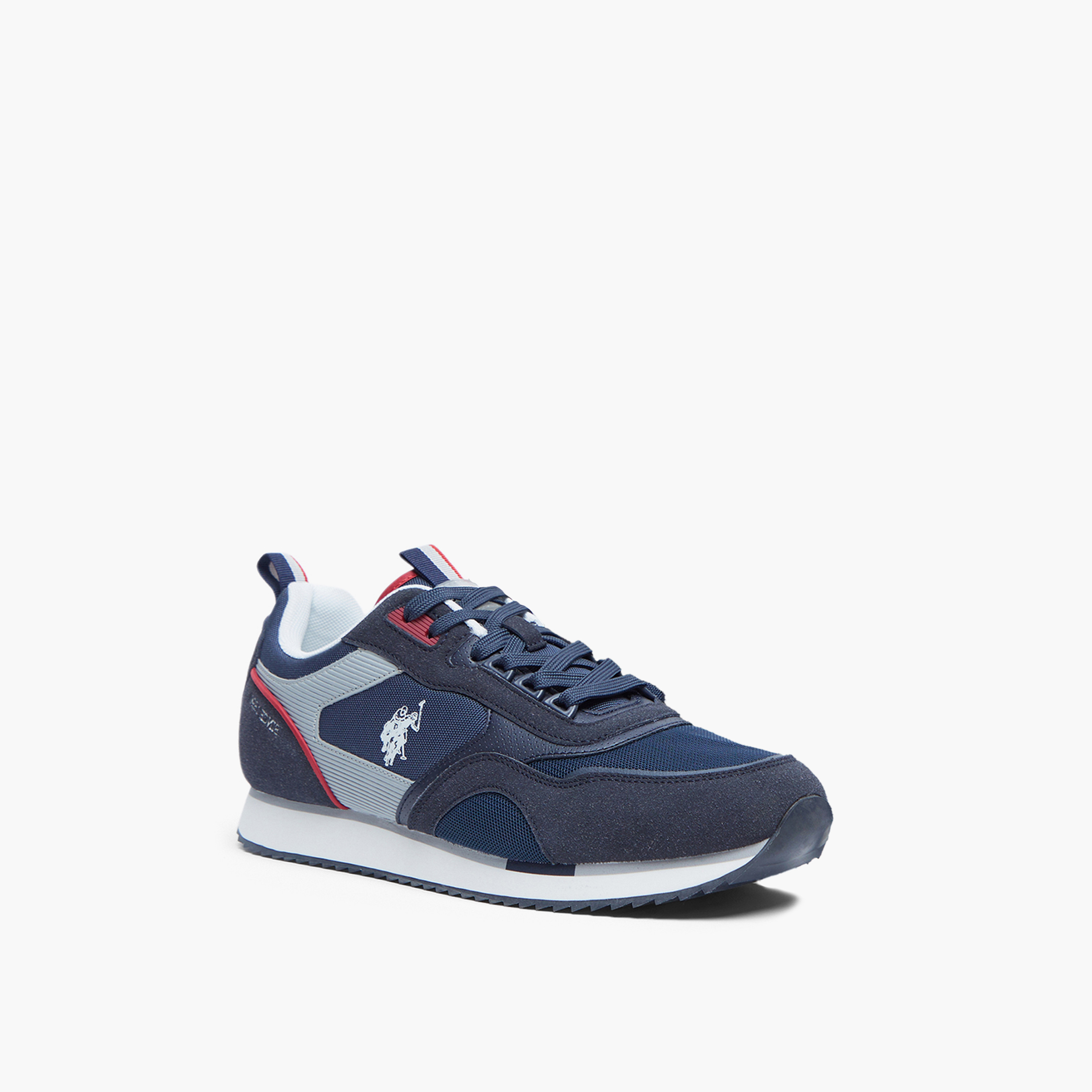 U.S. Polo Assn Men's Lace-Up Low Ankle Sneakers | MEDI-GLB-5FX-men-shoes-sneakers-image-1