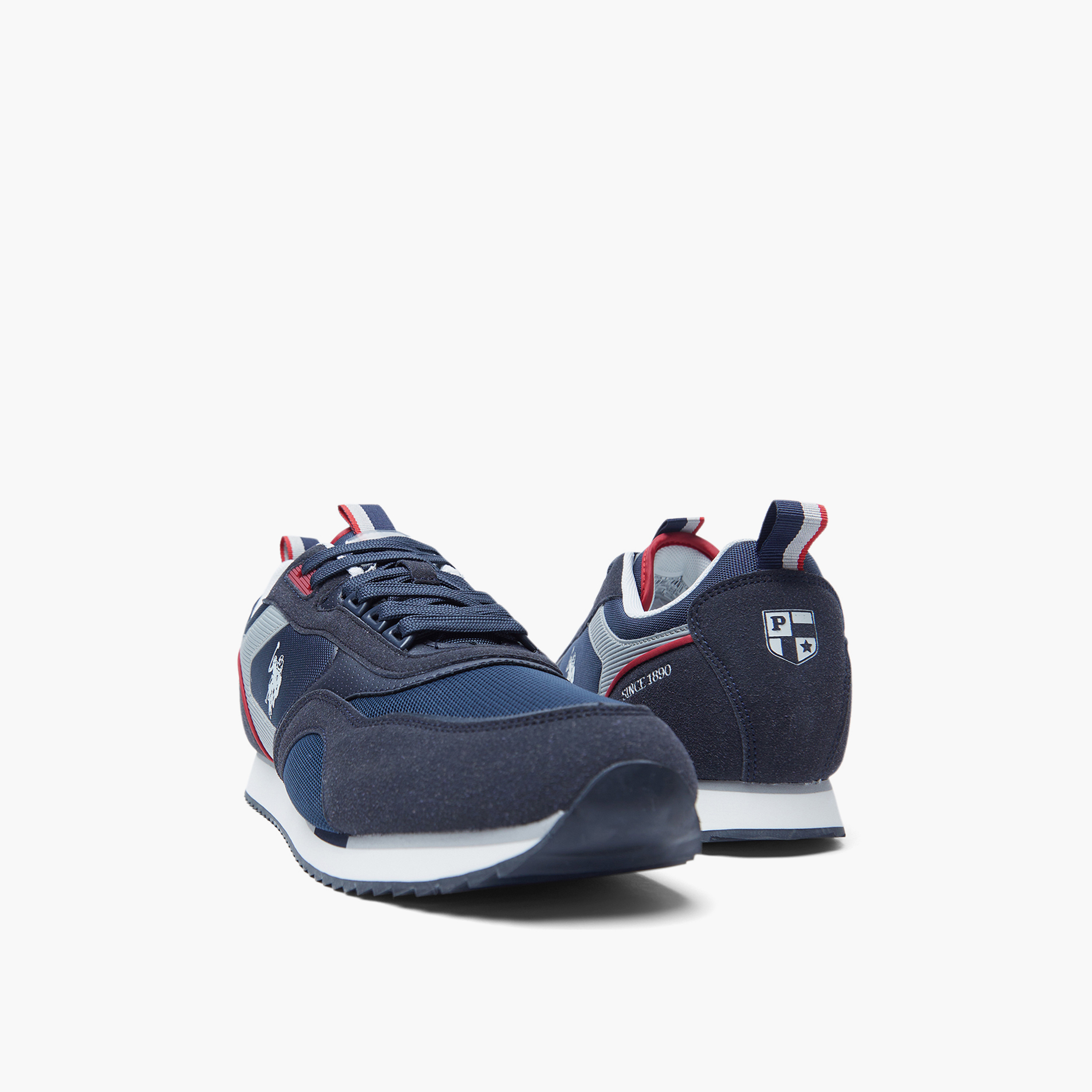 U.S. Polo Assn Men's Lace-Up Low Ankle Sneakers | MEDI-GLB-5FX-men-shoes-sneakers-image-2