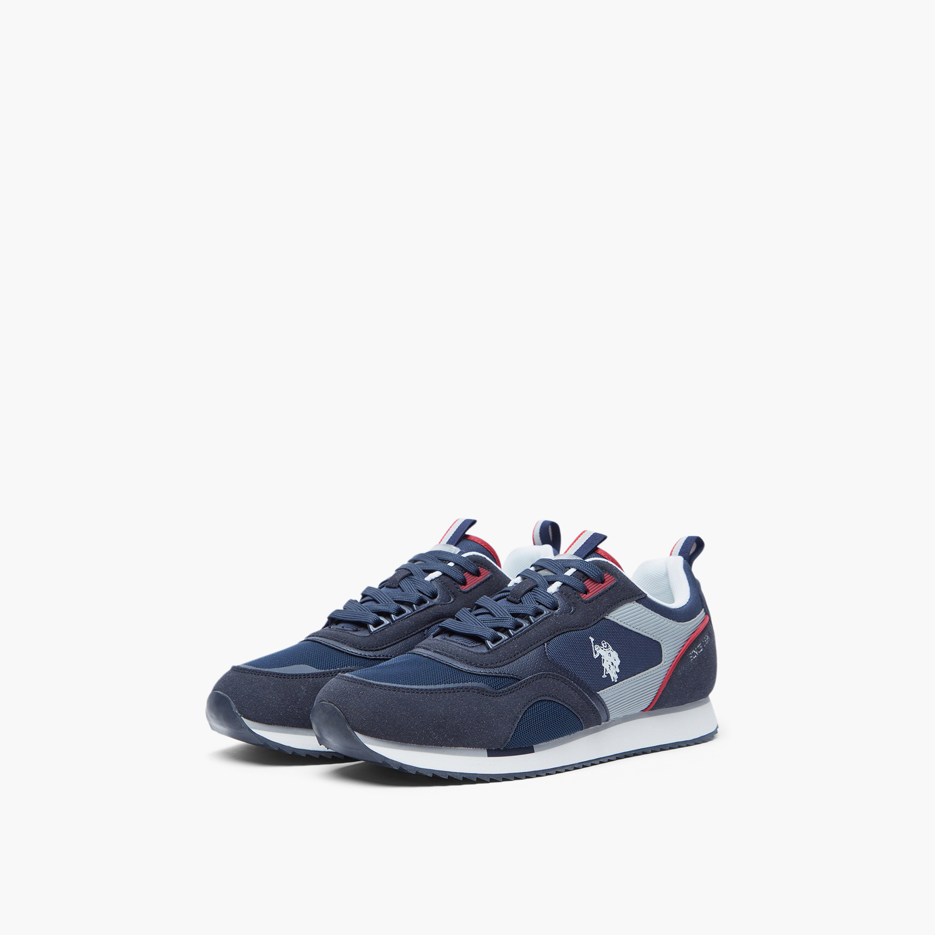U.S. Polo Assn Men's Lace-Up Low Ankle Sneakers | MEDI-GLB-5FX-men-shoes-sneakers-image-3