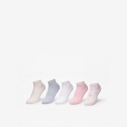Printed Ankle Length Socks - Set of 5-Women%27s Socks-image-0