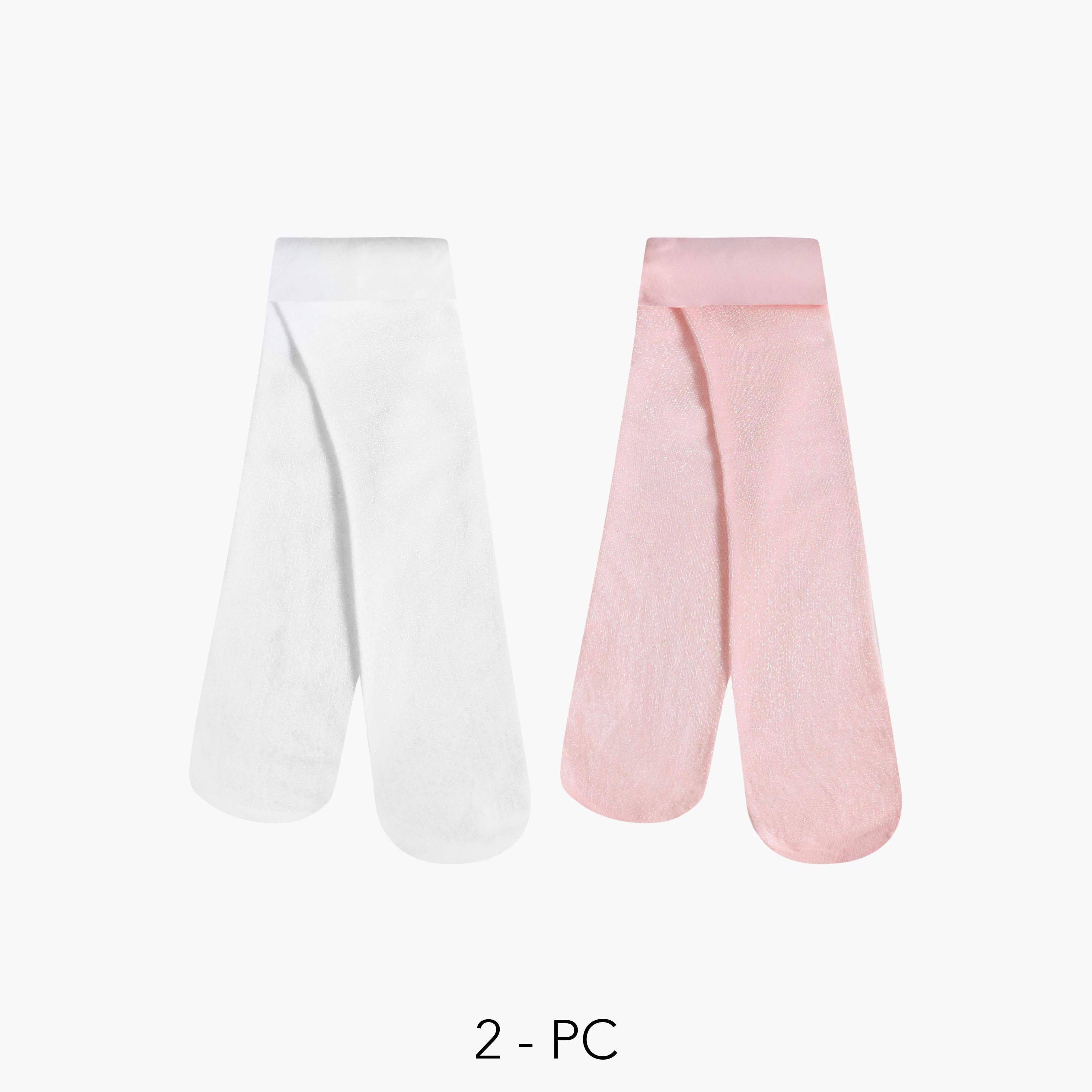 طقم سروايل تحتانية للبنات بخصر مطاطي قطعتين من سيليست-girls-accessories-socks-image-1