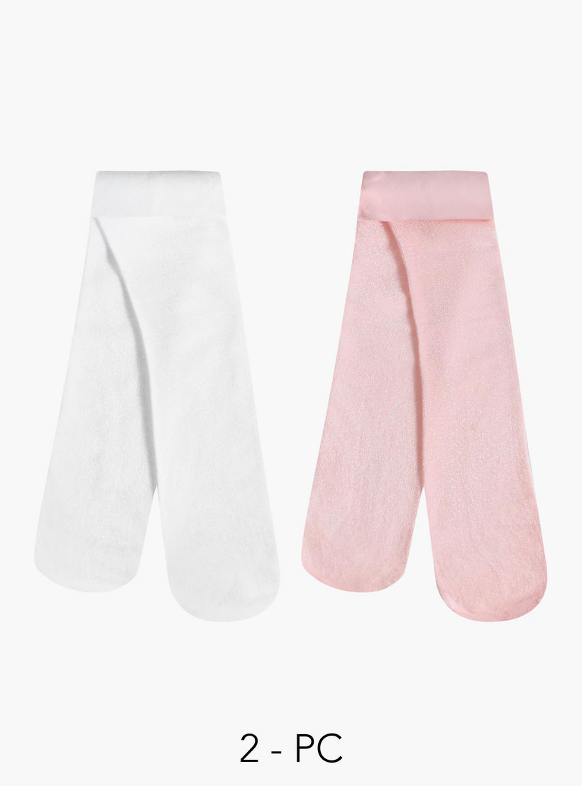 طقم سروايل تحتانية للبنات بخصر مطاطي قطعتين من سيليست-girls-accessories-socks-image-1