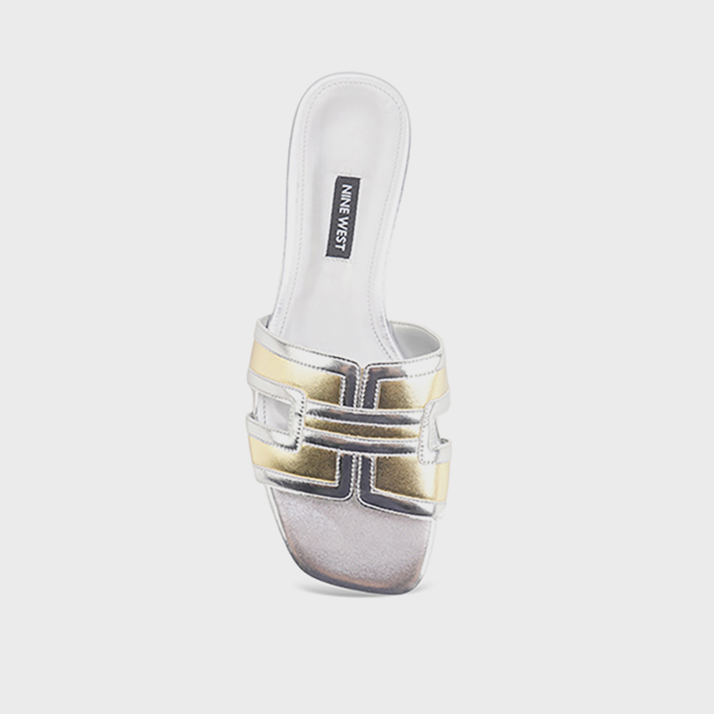 ناين ويست - صندل مسطح سهل الارتداء للنساء | MELANIA-5FX-women-shoes-sandals-flats-image-4